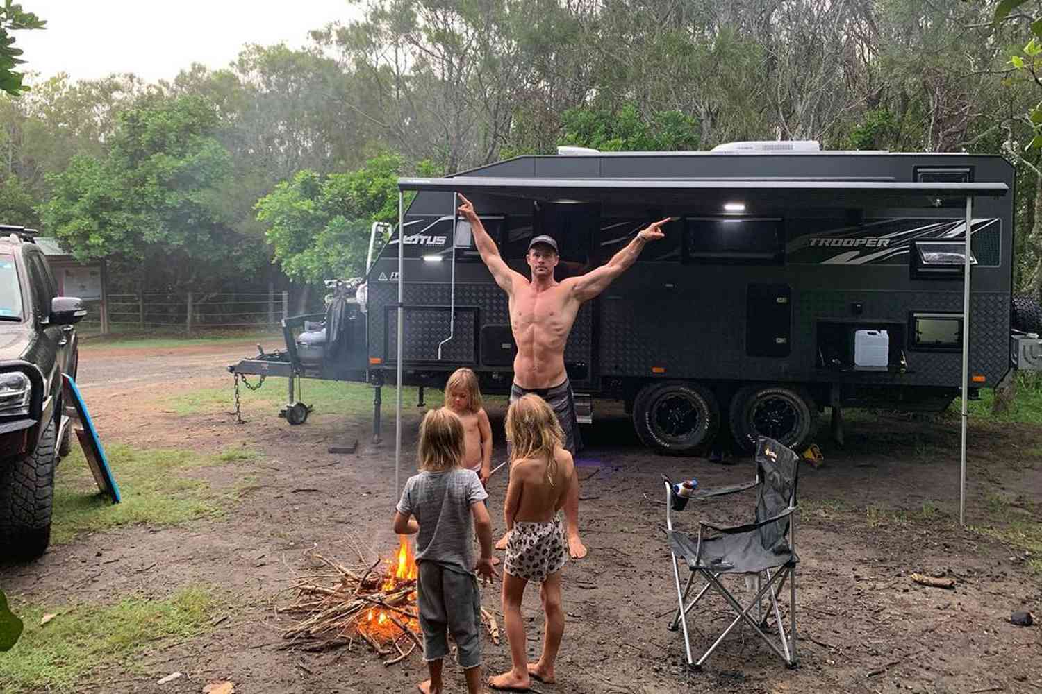 The Cutest Pics of Chris Hemsworth and His Kids