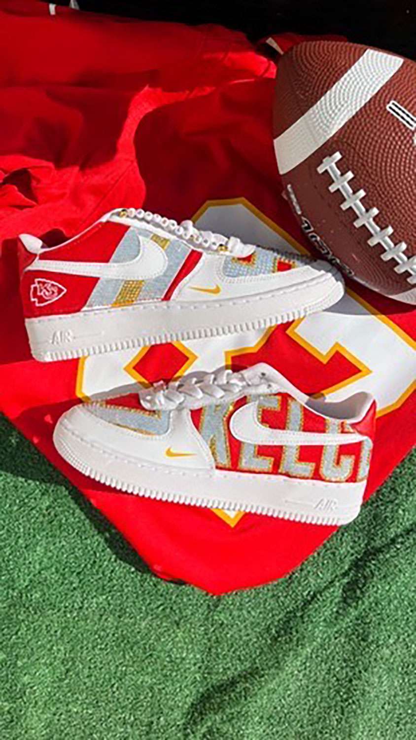 24-Year-Old Asked to Create Custom Sneakers for Brittany Mahomes — Next, ‘Hopefully’ Taylor Swift 