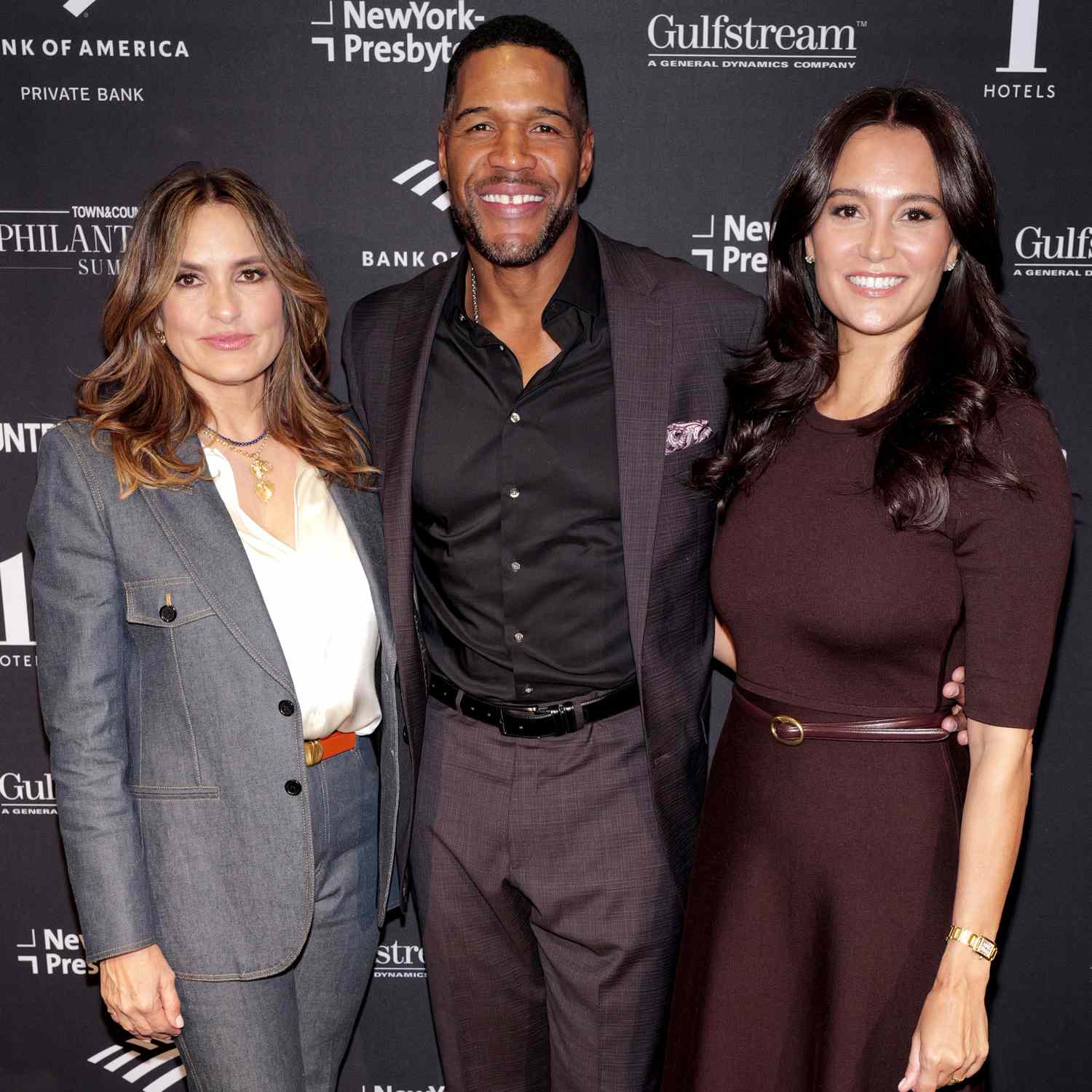 Emma Heming Willis, Michael Strahan and Mariska Hargitay attend Town & Country's Philanthropy Summit 