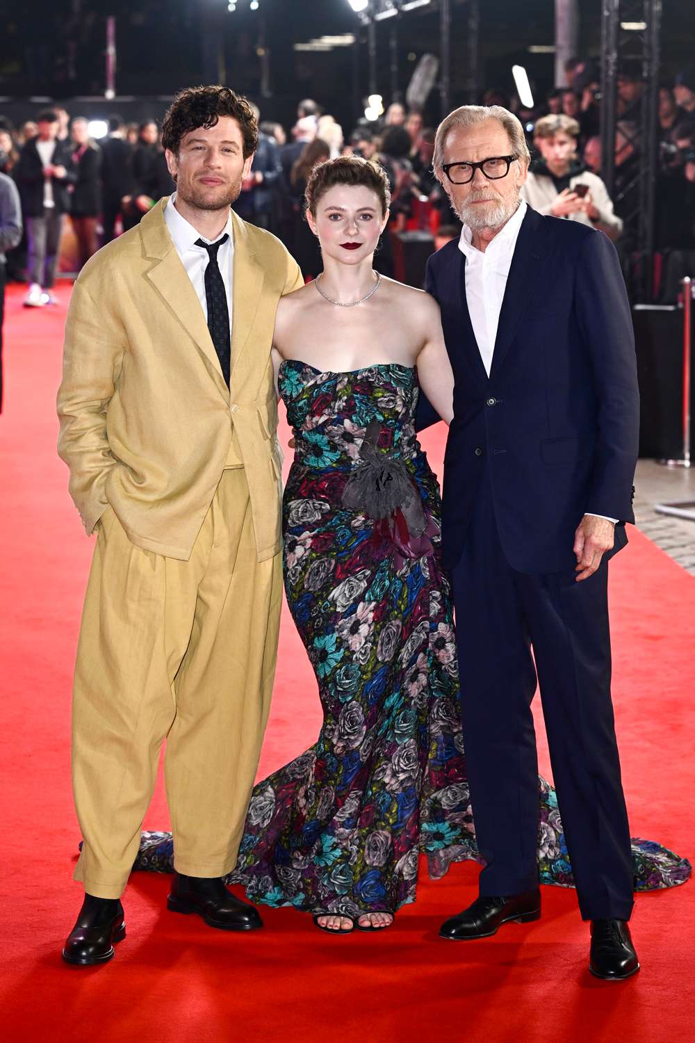 James Norton, Thomasin McKenzie and Bill Nighy attend the Joy - Headline Gala during the 68th BFI 