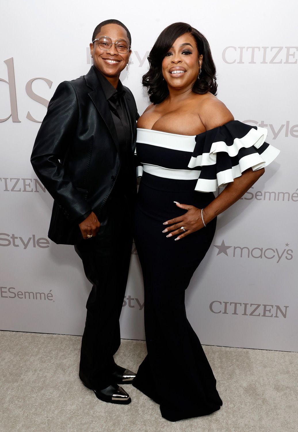 Jessica Betts and Niecy Nash attends the InStyle Imagemaker Awards at Private Residence on October 24, 2024 in Bel Air, California