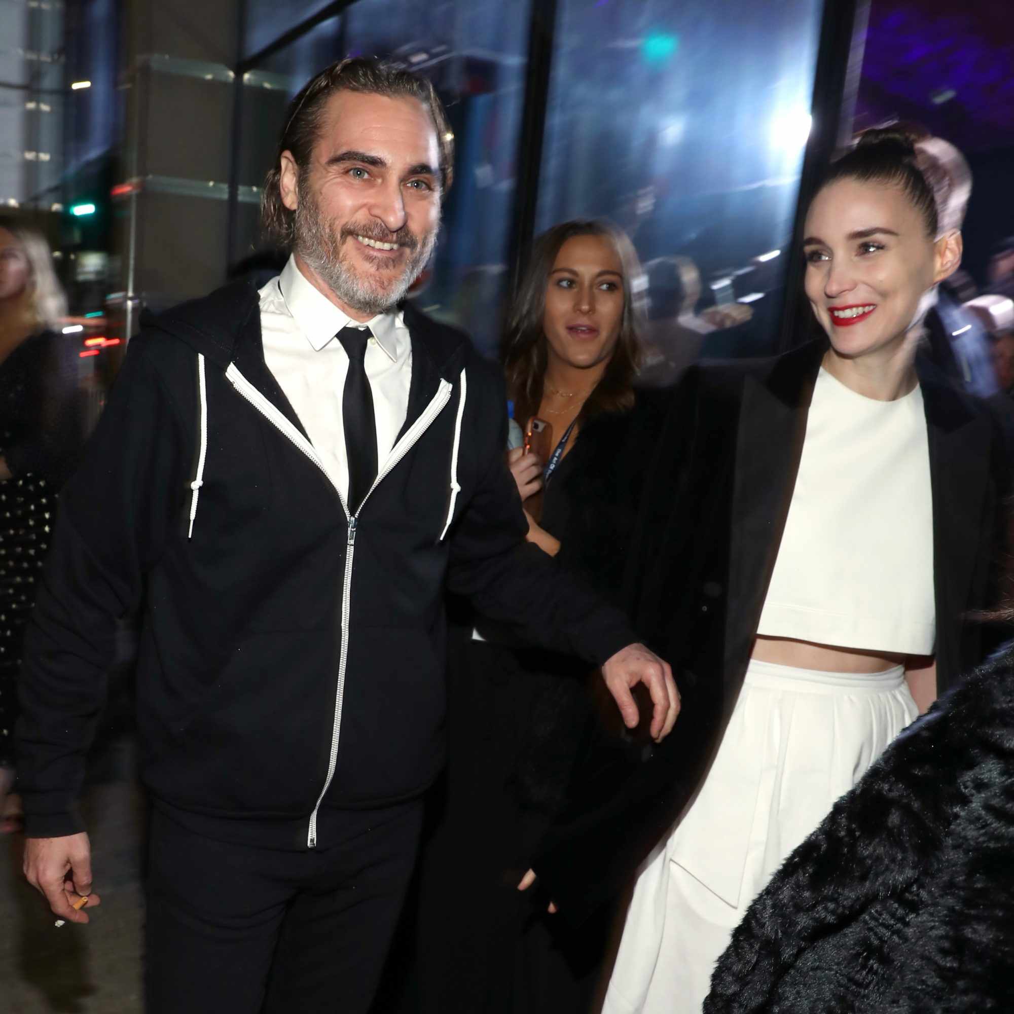 Joaquin Phoenix and actress Rooney Mara