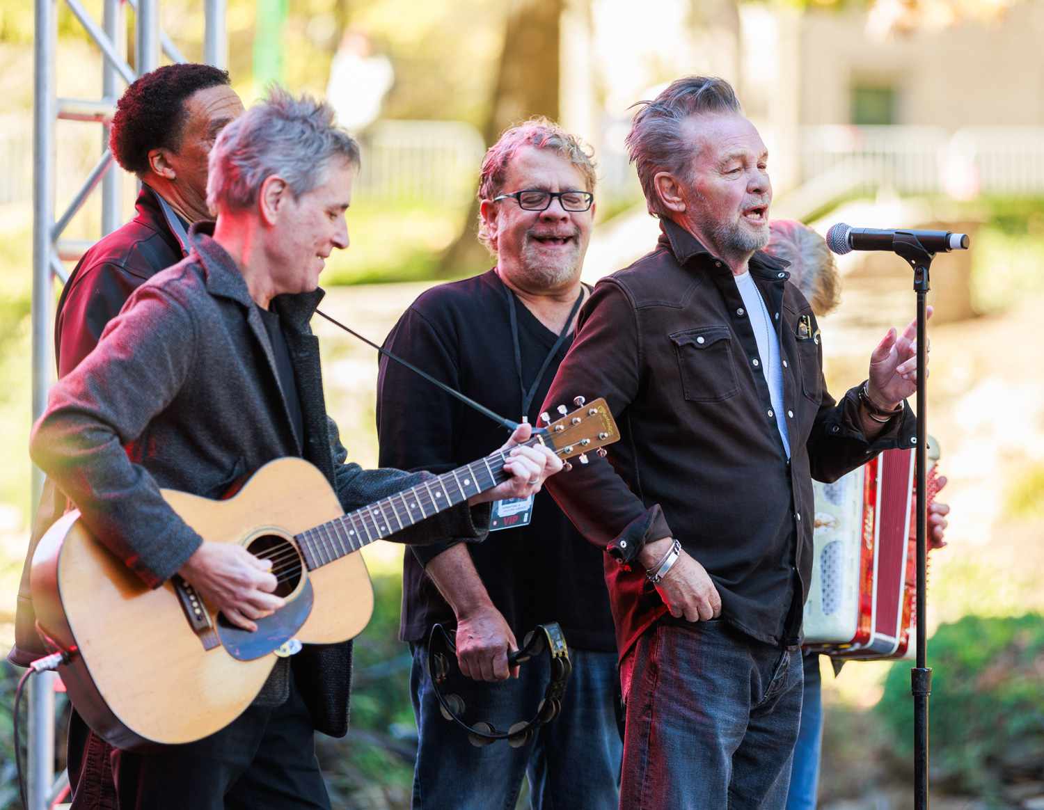 Rock star and singer-songwriter John Mellencamp attends the unveiling ceremony for the bronze statue of him at Indiana University. Hall of Fame singer-songwriter John Mellencamp now has a statue on the Indiana University Bloomington campus,