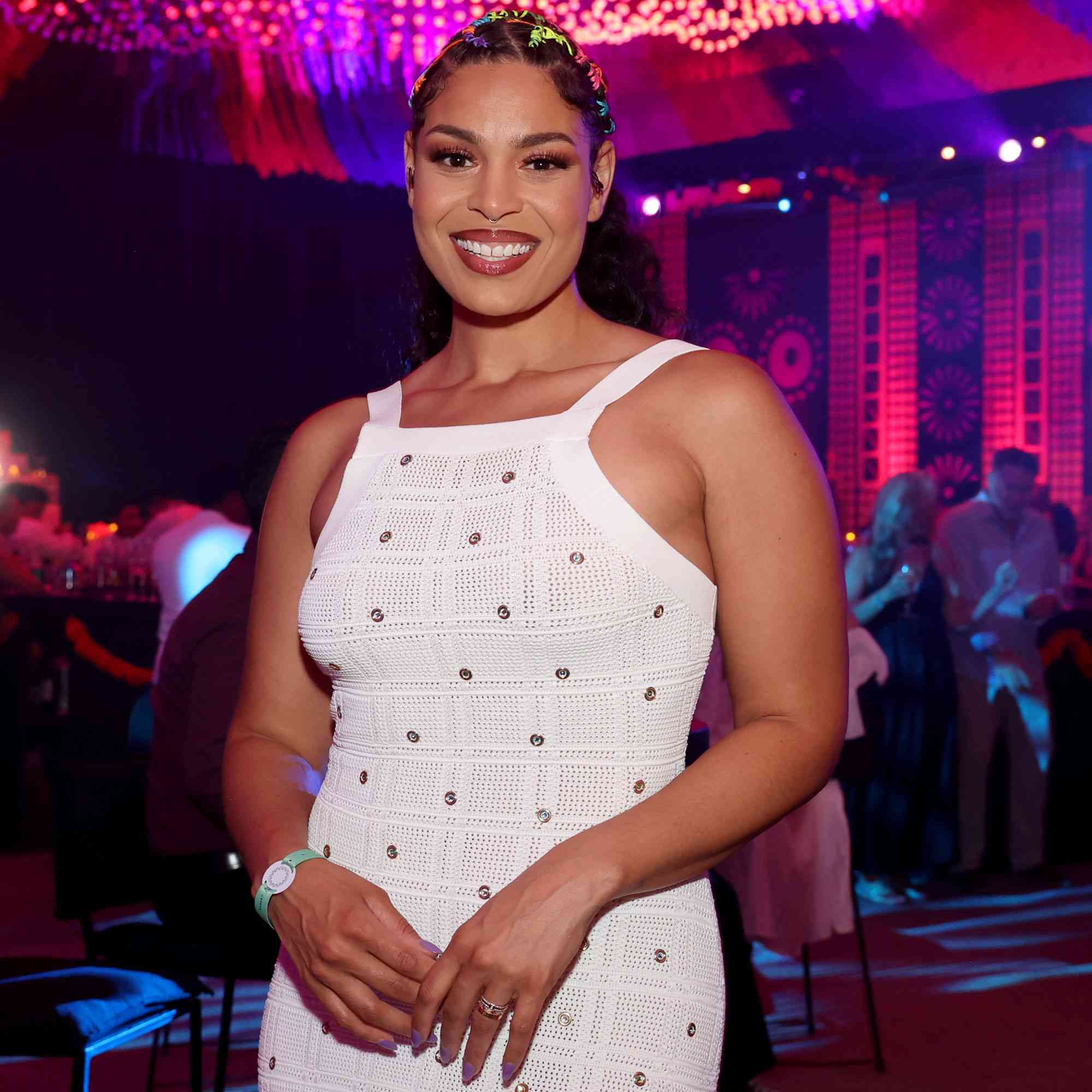 Jordin Sparks attends the AVA Resort Cancun grand opening celebration at AVA Resort Cancun on October 26, 2024 in Cancun, Mexico