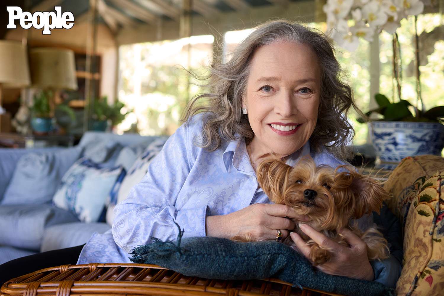 Kathy Bates shot at home in LA, CA on October 2, 2024.