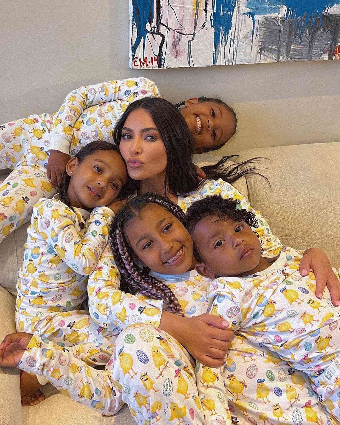 Kim Kardashian and Kids