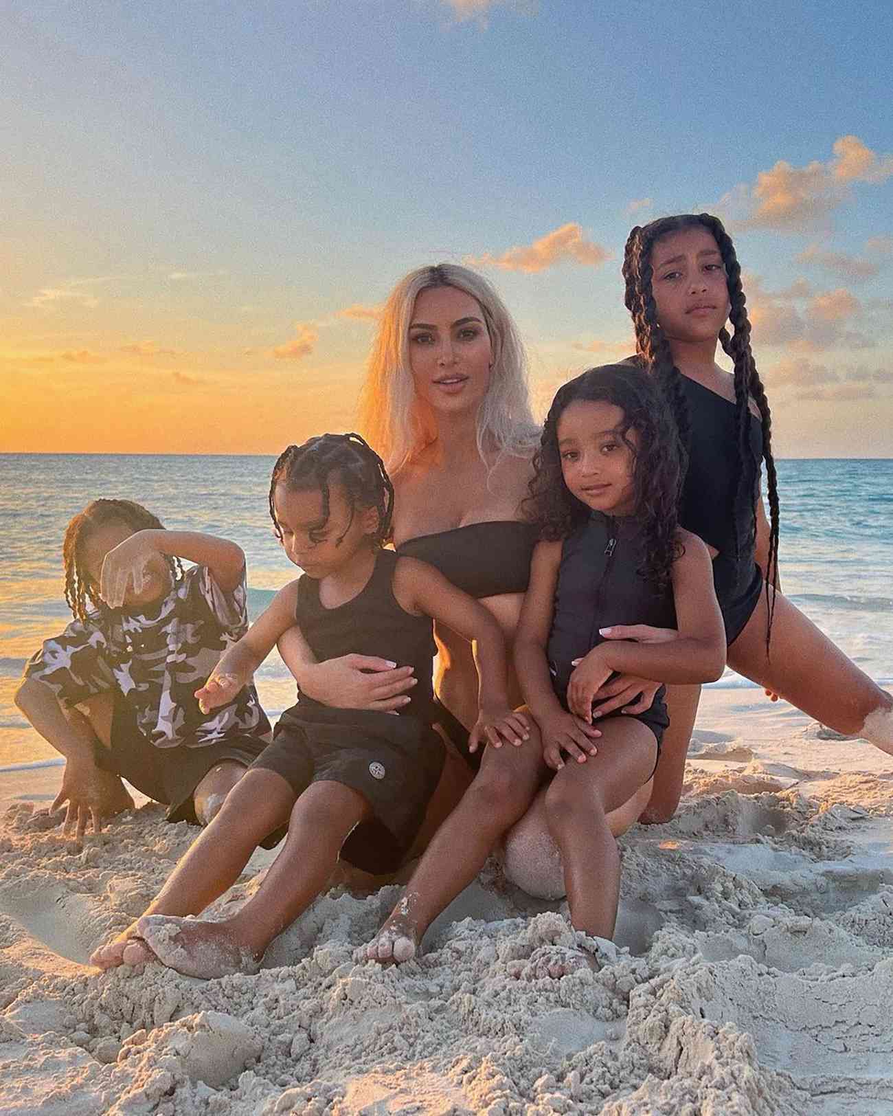 Kim Kardashian and Kids