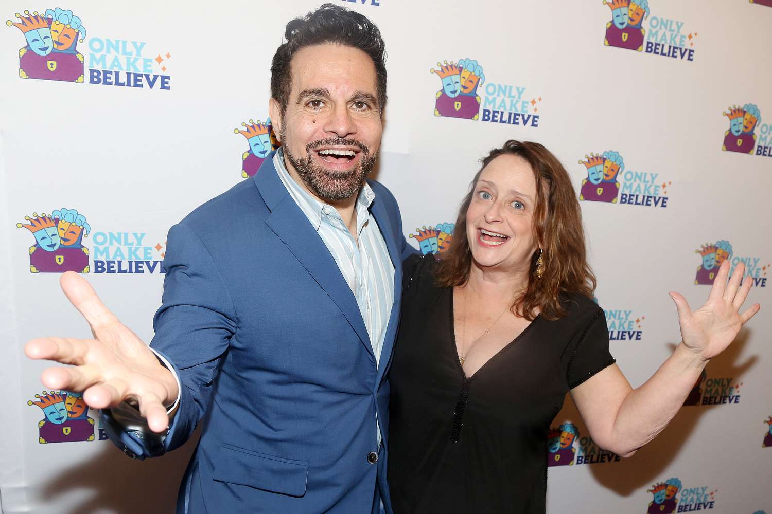 Mario Cantone and Rachel Dratch pose at the Only Make Believe's 25th Anniversary Gala at The St 