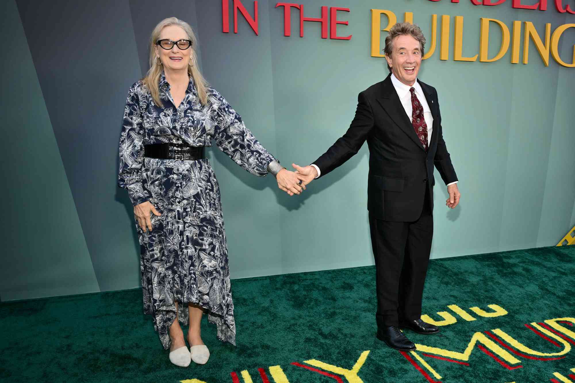 Meryl Streep and Martin Short 