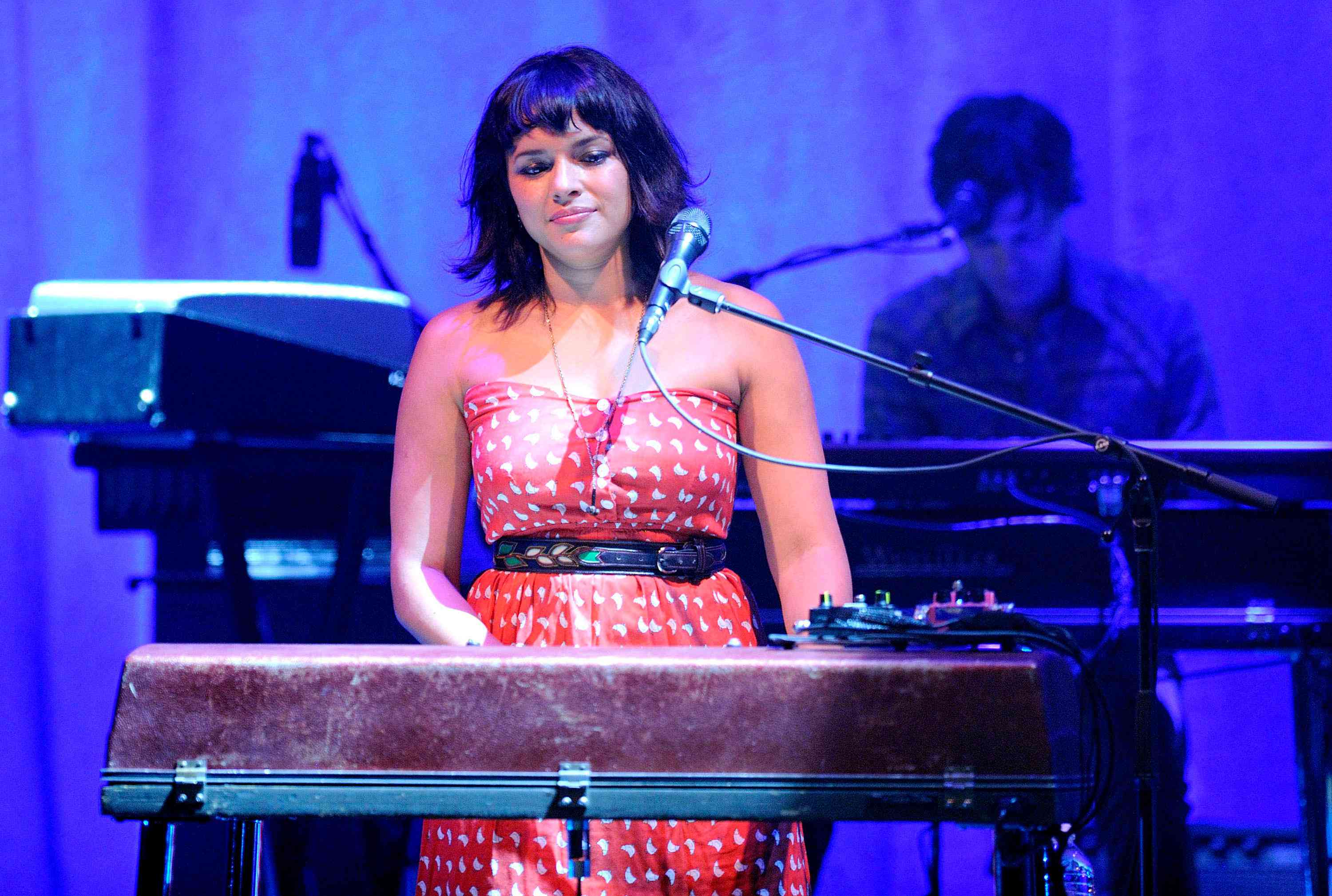 Norah Jones performs live at Massey Hall in support of her fifth studio album 'Little Broken Hearts' in Toronto, Canada.