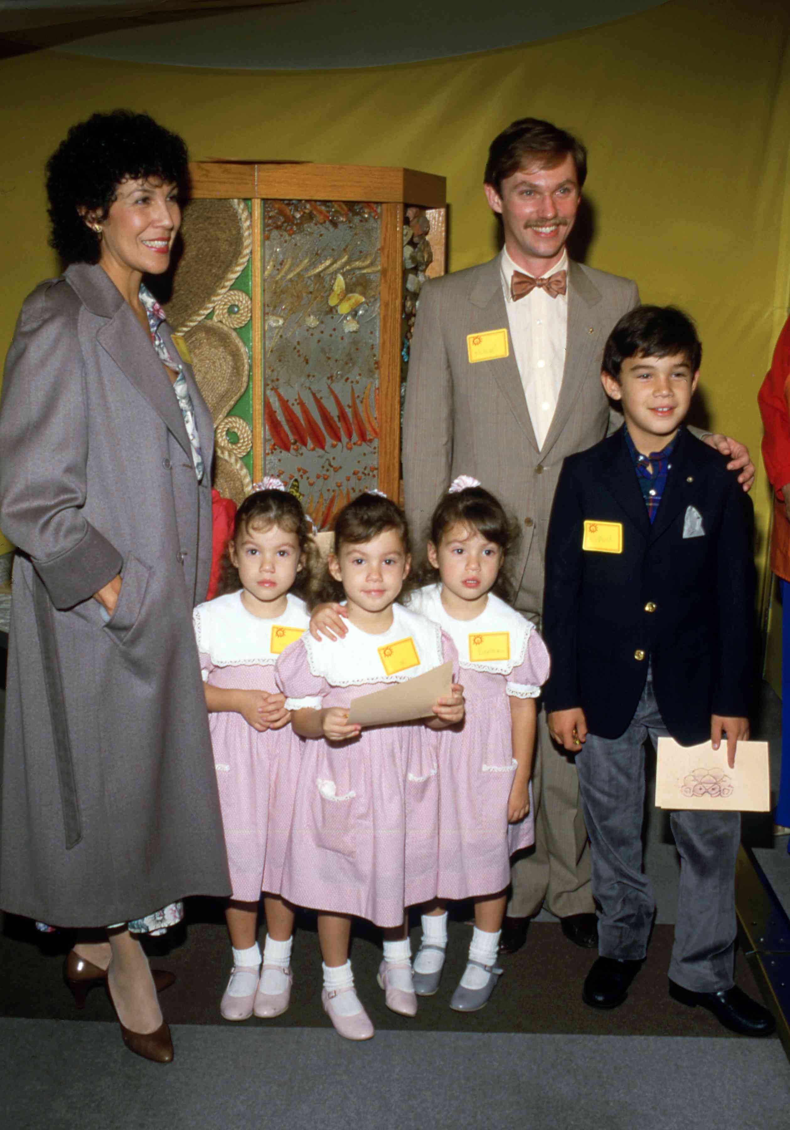 Richard Thomas and Alma Gonzalez with daughters Gwyneth, Pilar and Barbara and son Richard.