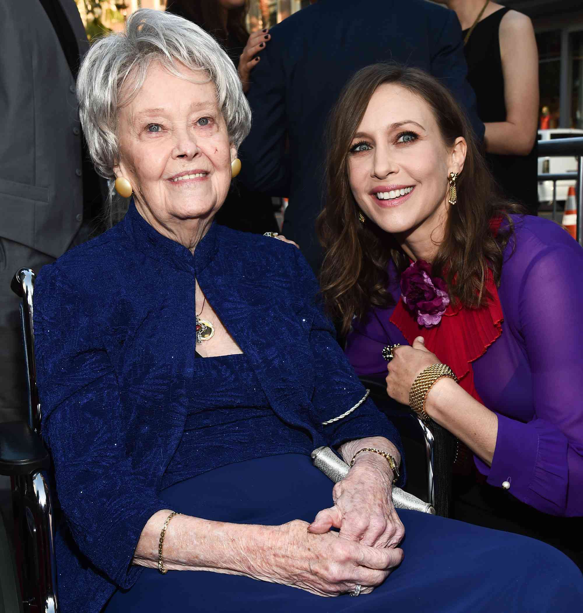 Lorraine Warren and Vera Farmiga (Photo by Michael Buckner/Variety/Penske Media via Getty Images)