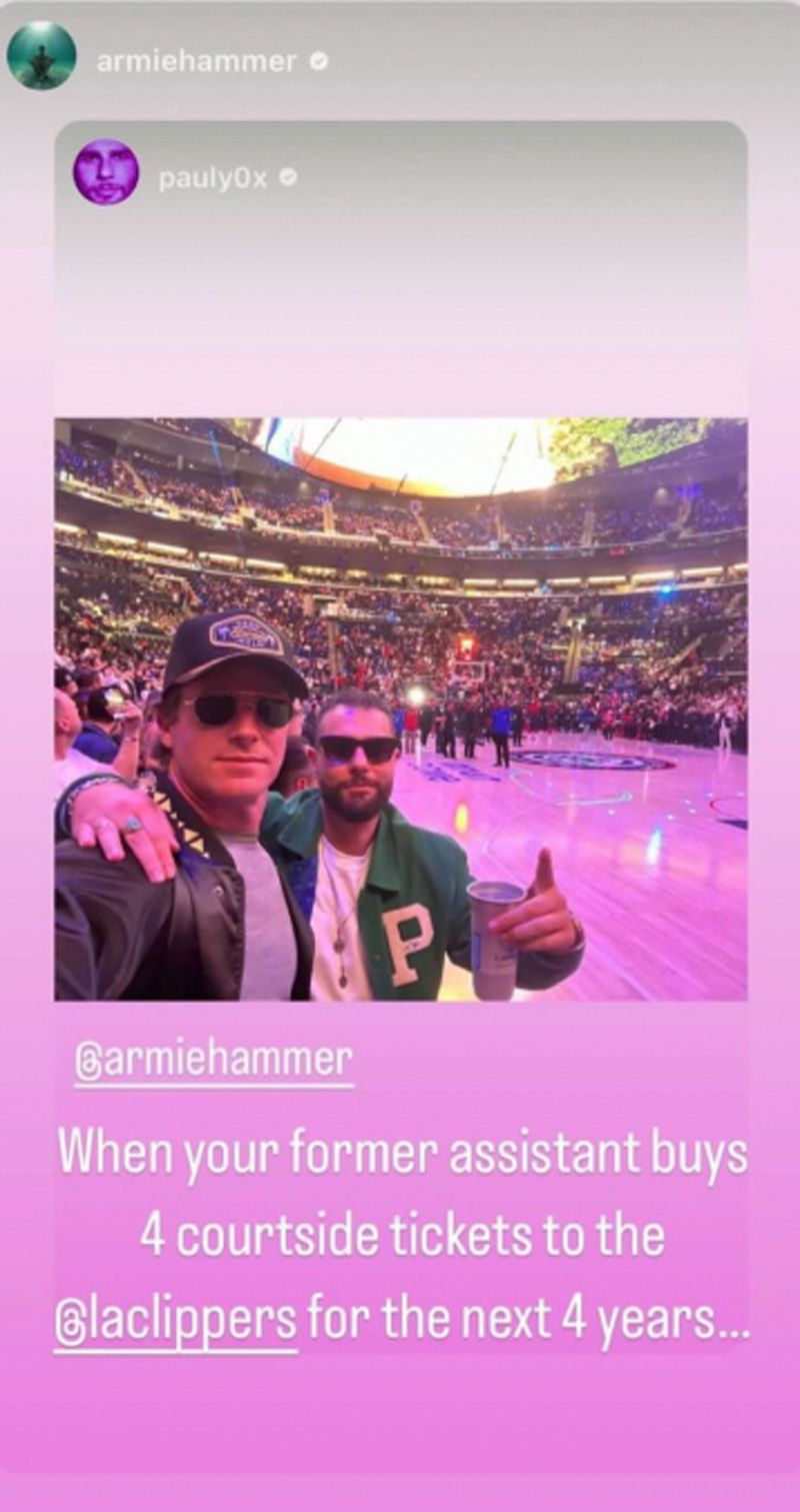 Armie Hammer and Jeremy Cahen