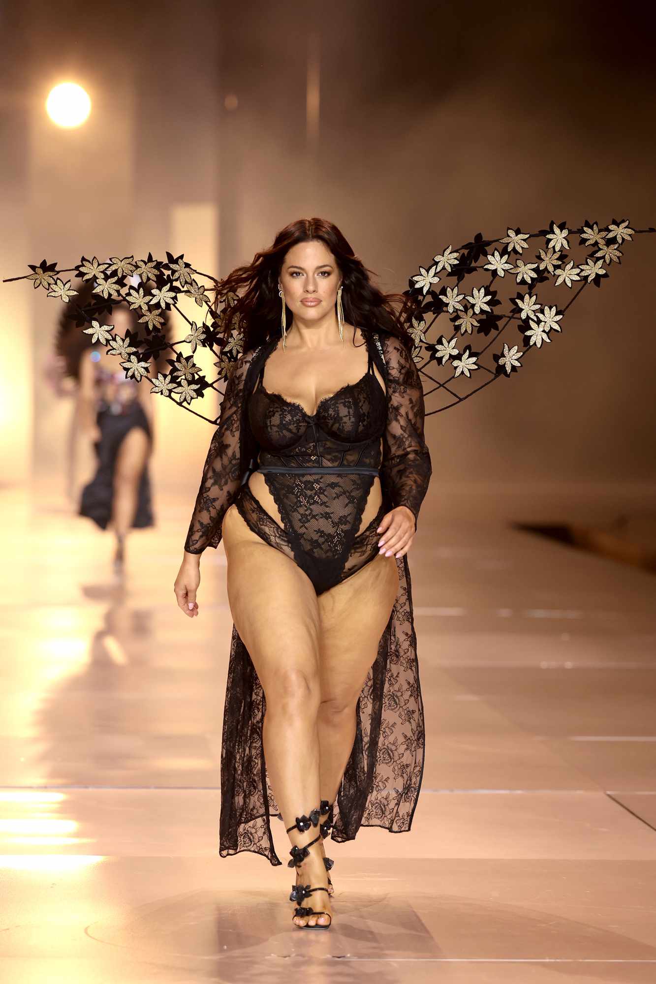 Ashley Graham walks the runway for the Victoria's Secret Fashion Show 2024 on October 15, 2024 in New York City. 