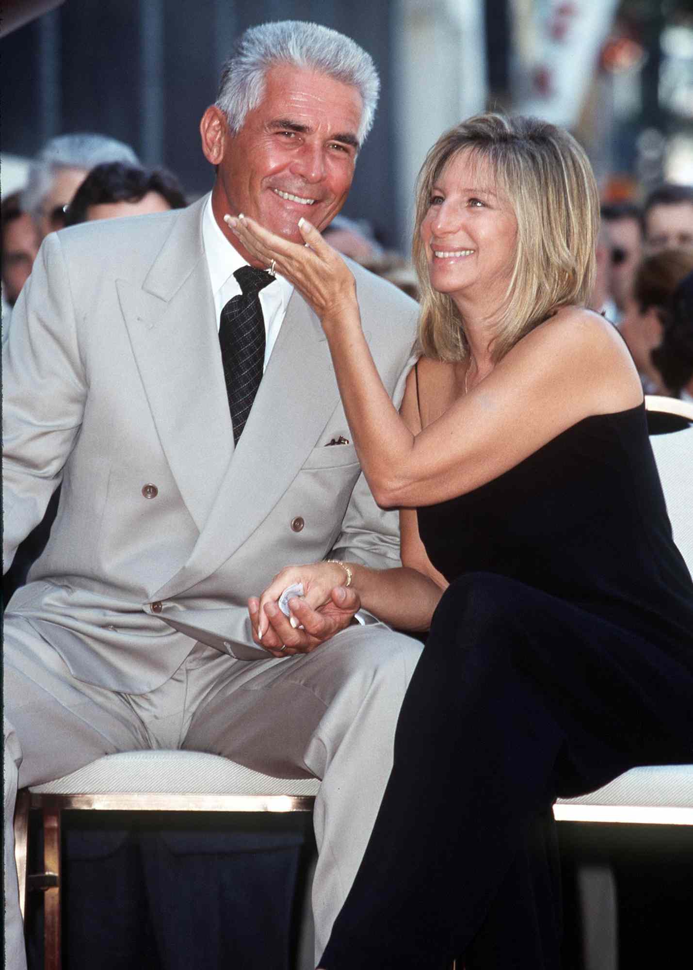 James Brolin and Barbra Streisand during James Brolin Honored with a Star on the Hollywood Walk of Fame at Hollywood Boulevard in Hollywood, California, United States