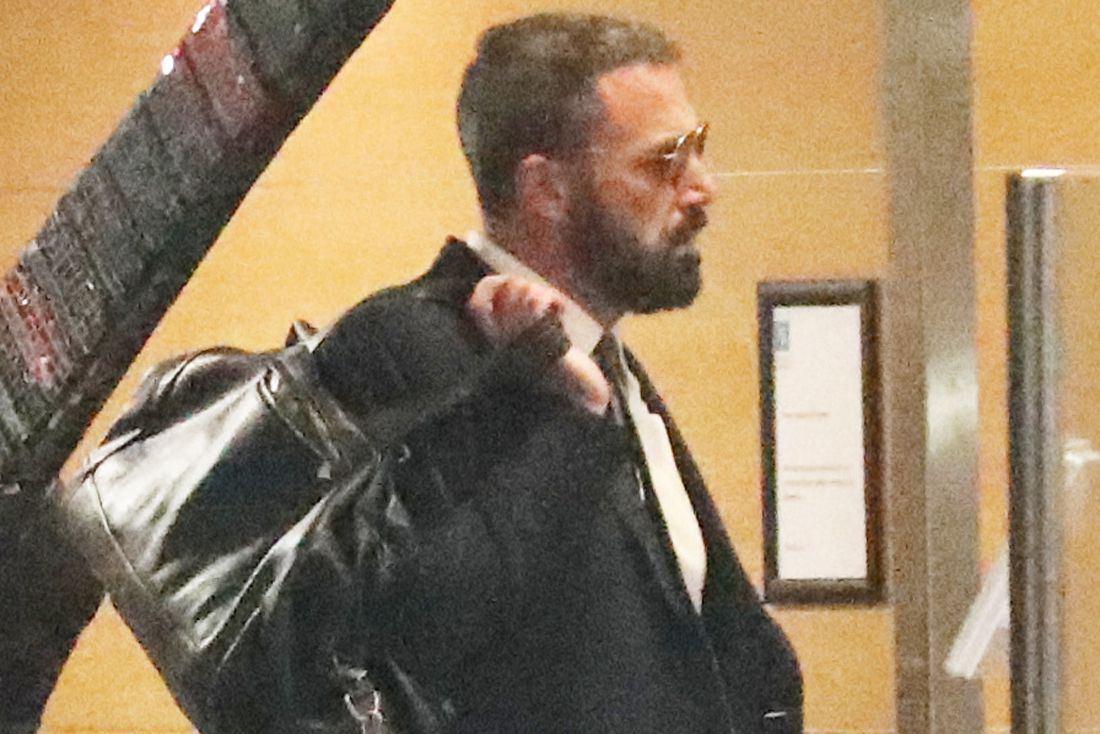 Ben Affleck started his Friday morning fueled by an iced coffee