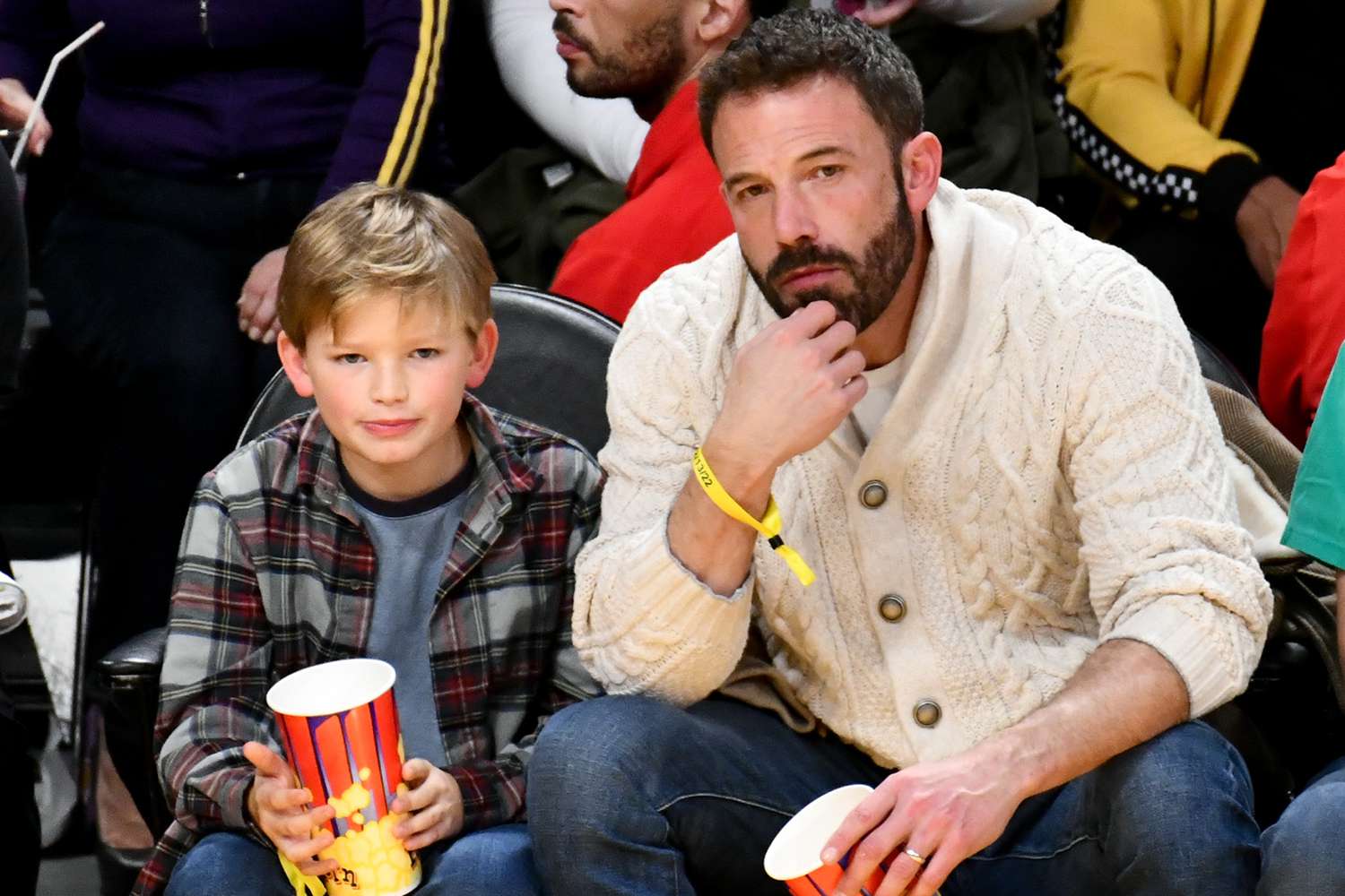 Ben Affleck son samuel basketball los angeles 12 13 22