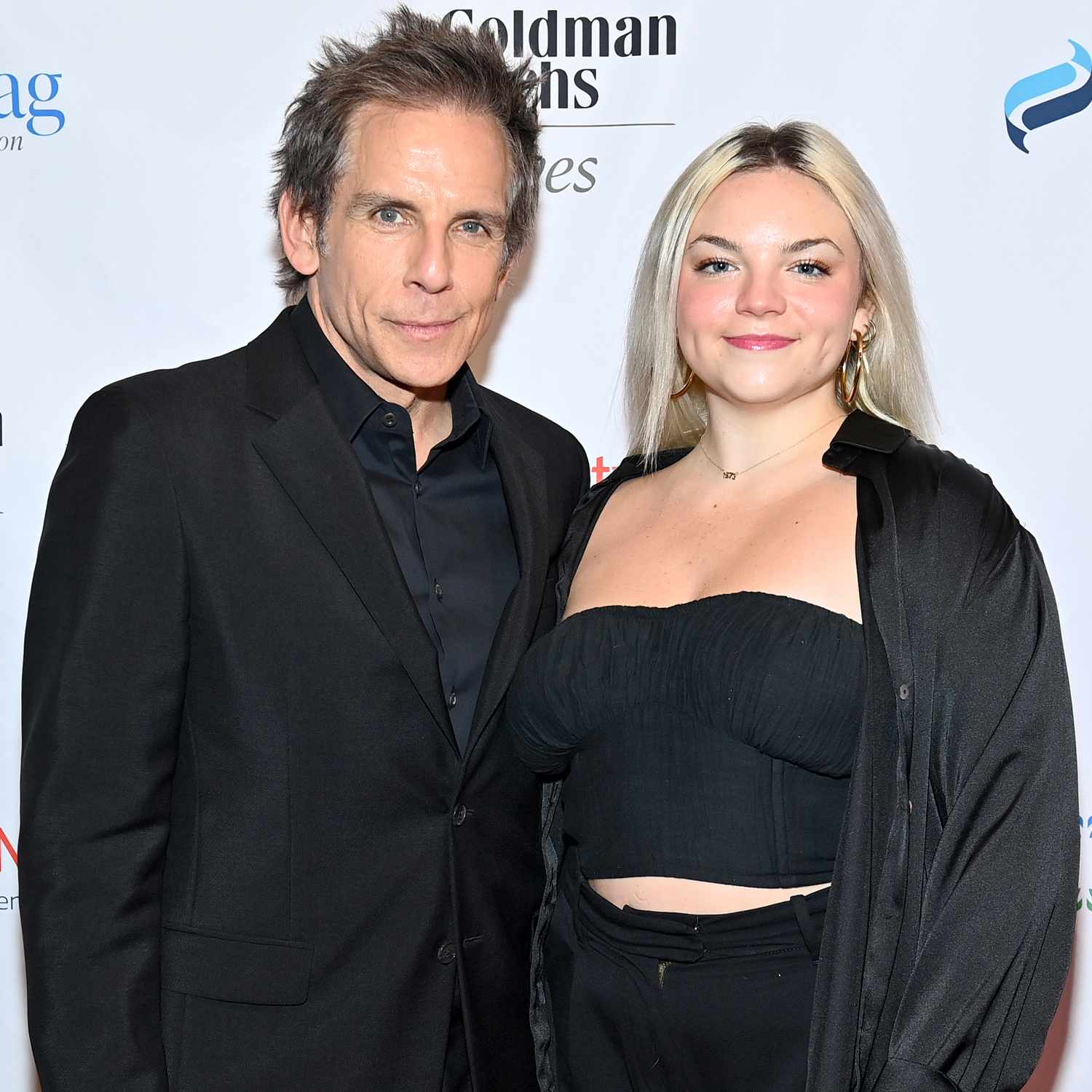 Ben Stiller and Ella Stiller attend the 2024 Make Equality Reality Gala at Sony Hall on October 08, 