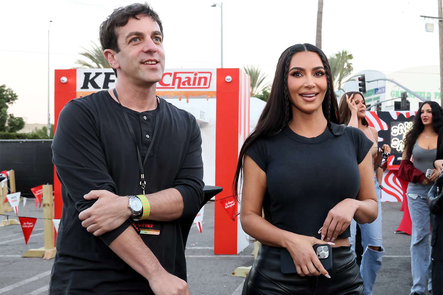 B. J. Novak and Kim Kardashian attend 2024 ChainFEST Los Angeles VIP Night