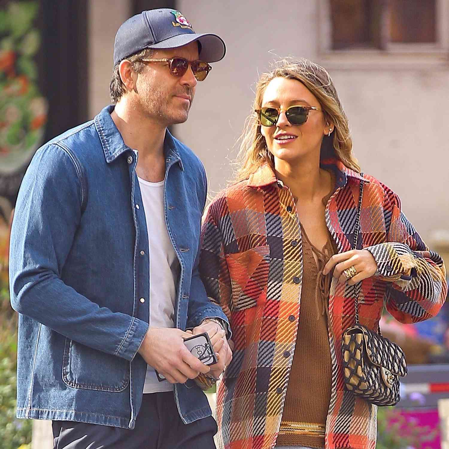 Blake Lively and her husband Ryan Reynolds look stylish taking a stroll holding hands after donating $1 million to Hurricane Helene and Milton relief efforts!