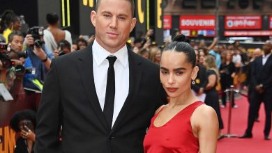 Channing Tatum and Zoe Kravitz attend the European Premiere of