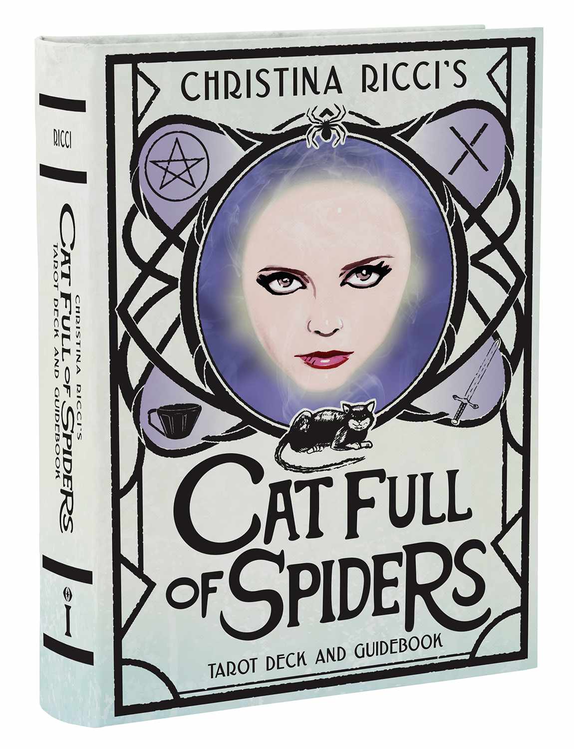 Christina Ricci's Cat Full of Spiders Tarot Deck and Guidebook By Christina Ricci & Minerva Siegel