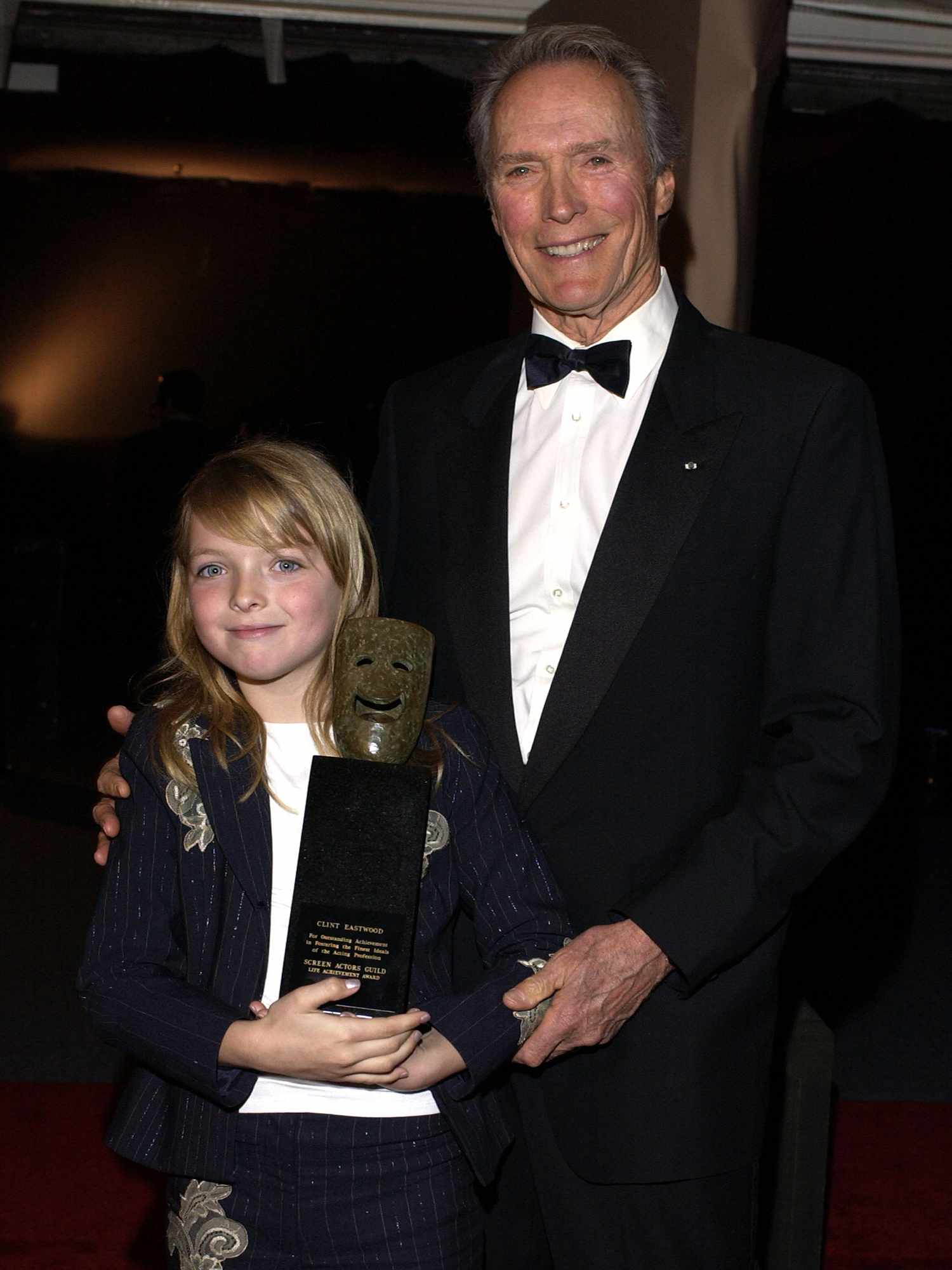 Clint Eastwood and daughter Francesca.