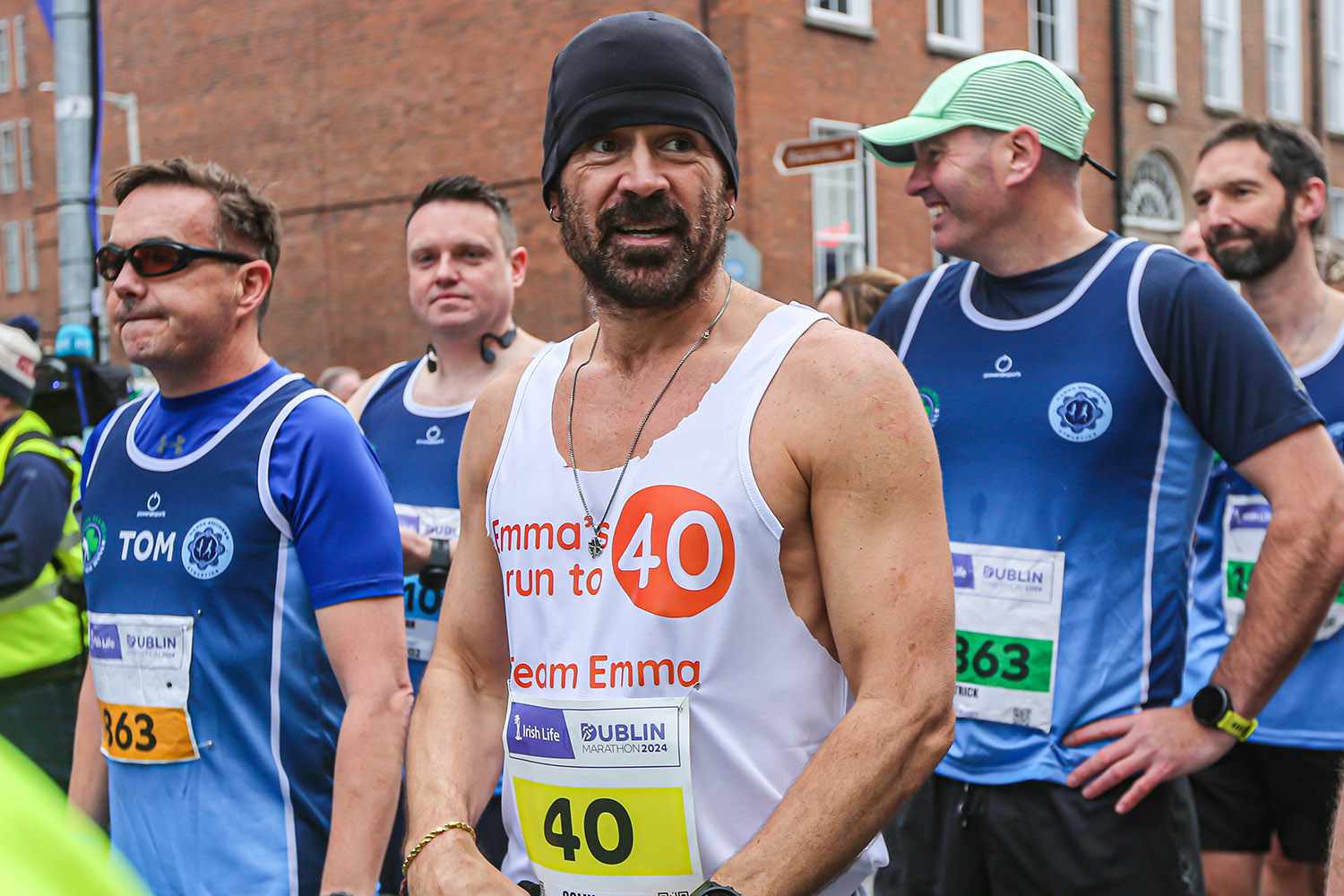 Colin Farrell Dublin Marathon 10 27 24