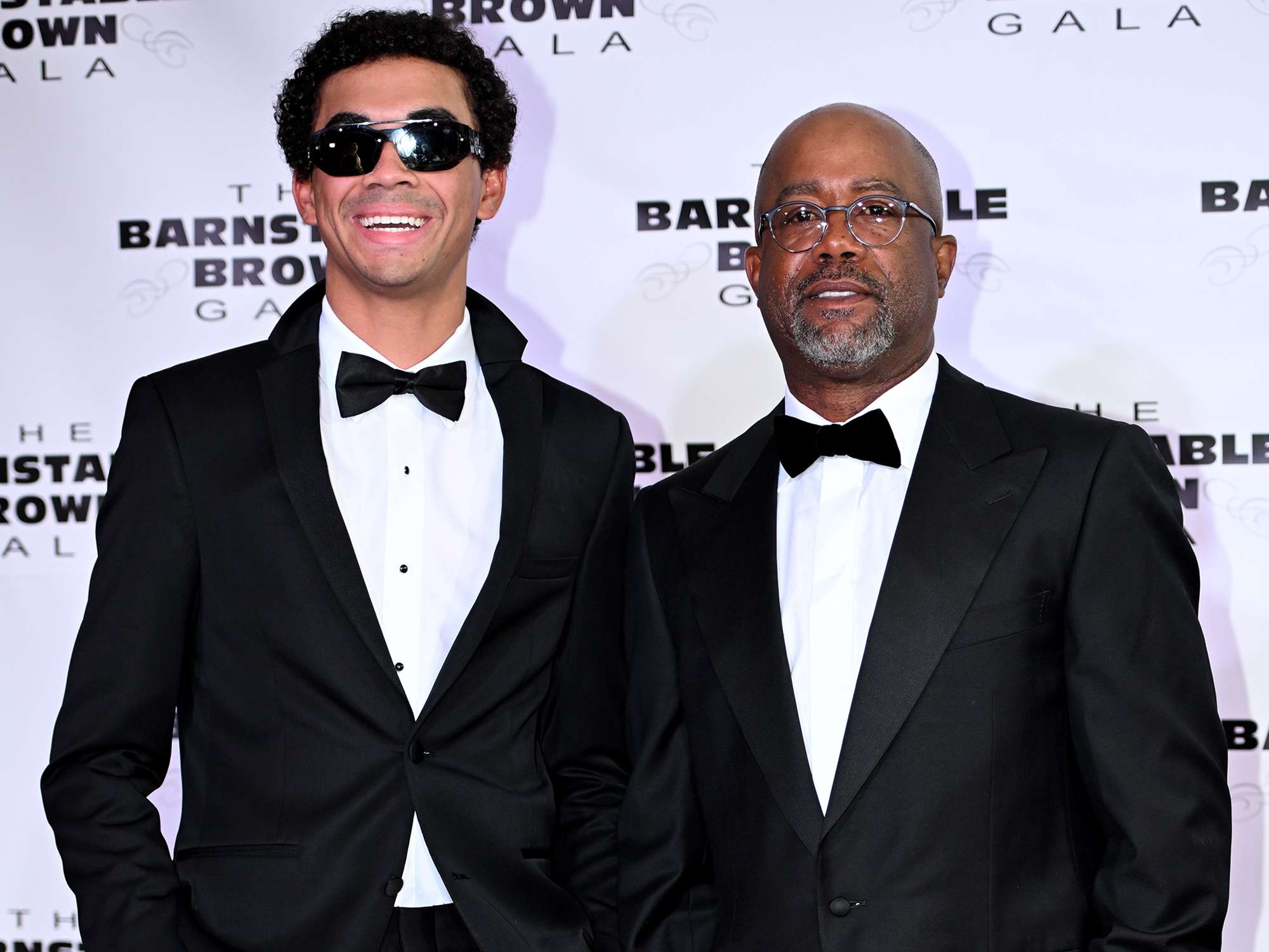 Jack Rucker and Darius Rucker attend the Barnstable Brown Gala on May 06, 2022 in Louisville, Kentucky.