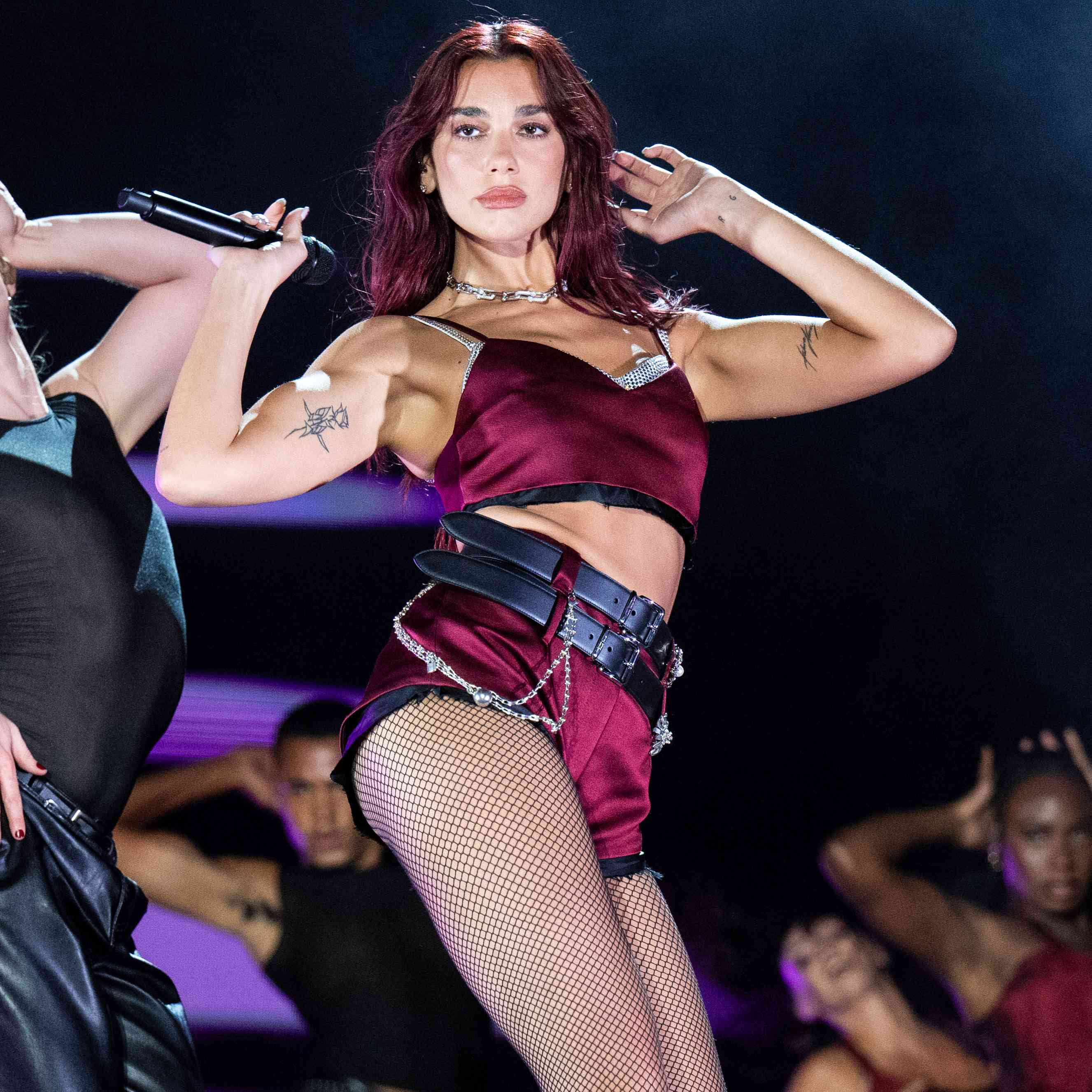 Dua Lipa performs during Austin City Limits Music Festival weekend two at Zilker Park on October 12, 2024 in Austin, Texas. 