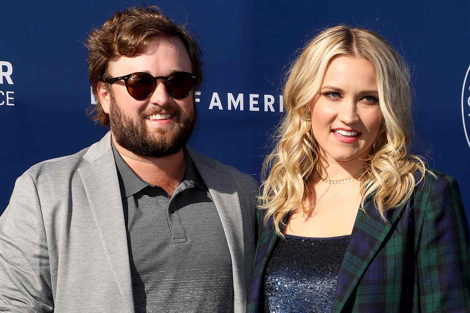 Actors Haley Joel Osment (L) and Emily Osment (R) attend the 5th Annual Blue Diamond Foundation at Dodger Stadium on June 12, 2019 in Los Angeles, California.