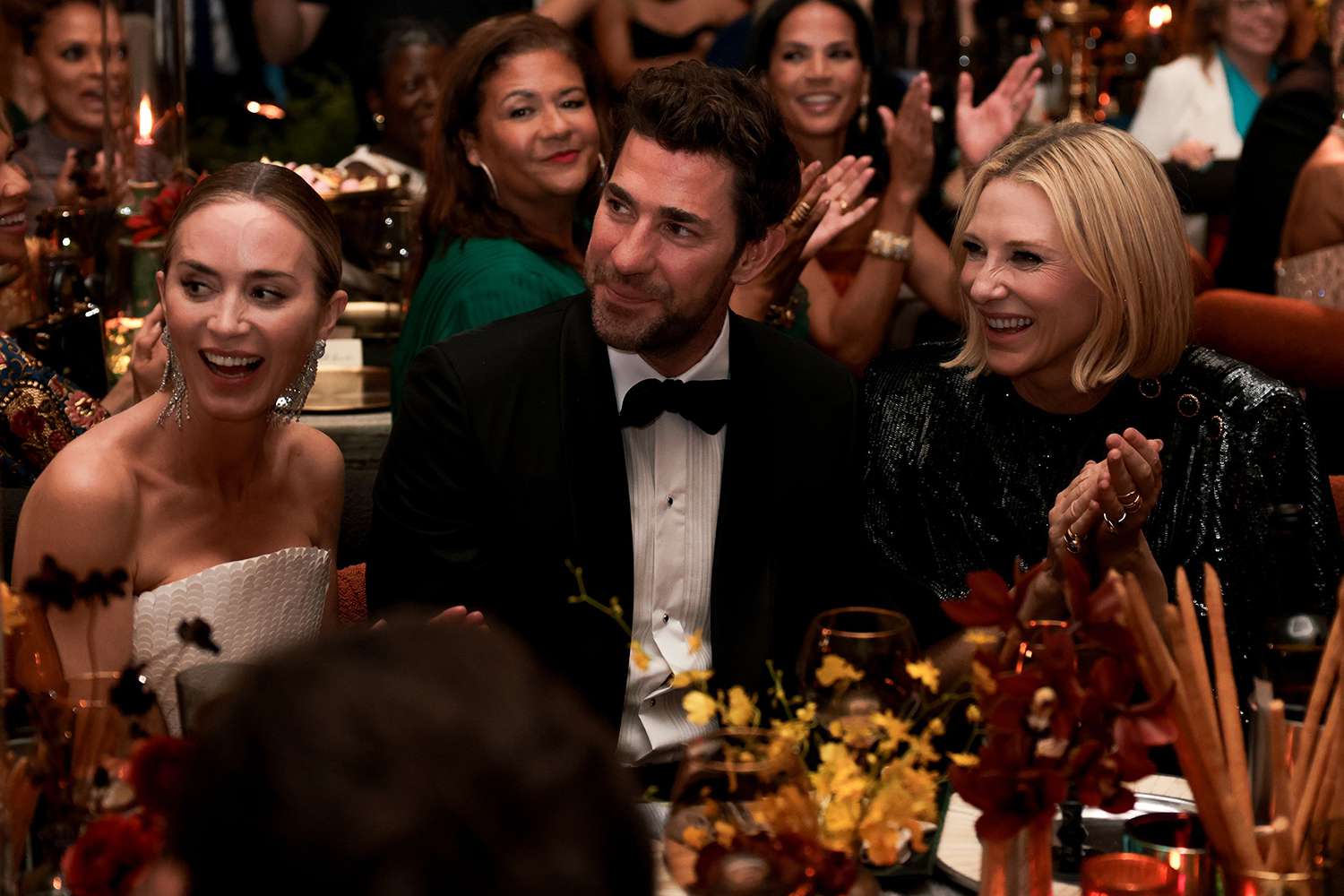 Emily Blunt, John Krasinski, Cate Blanchett albies new york 09 26 24