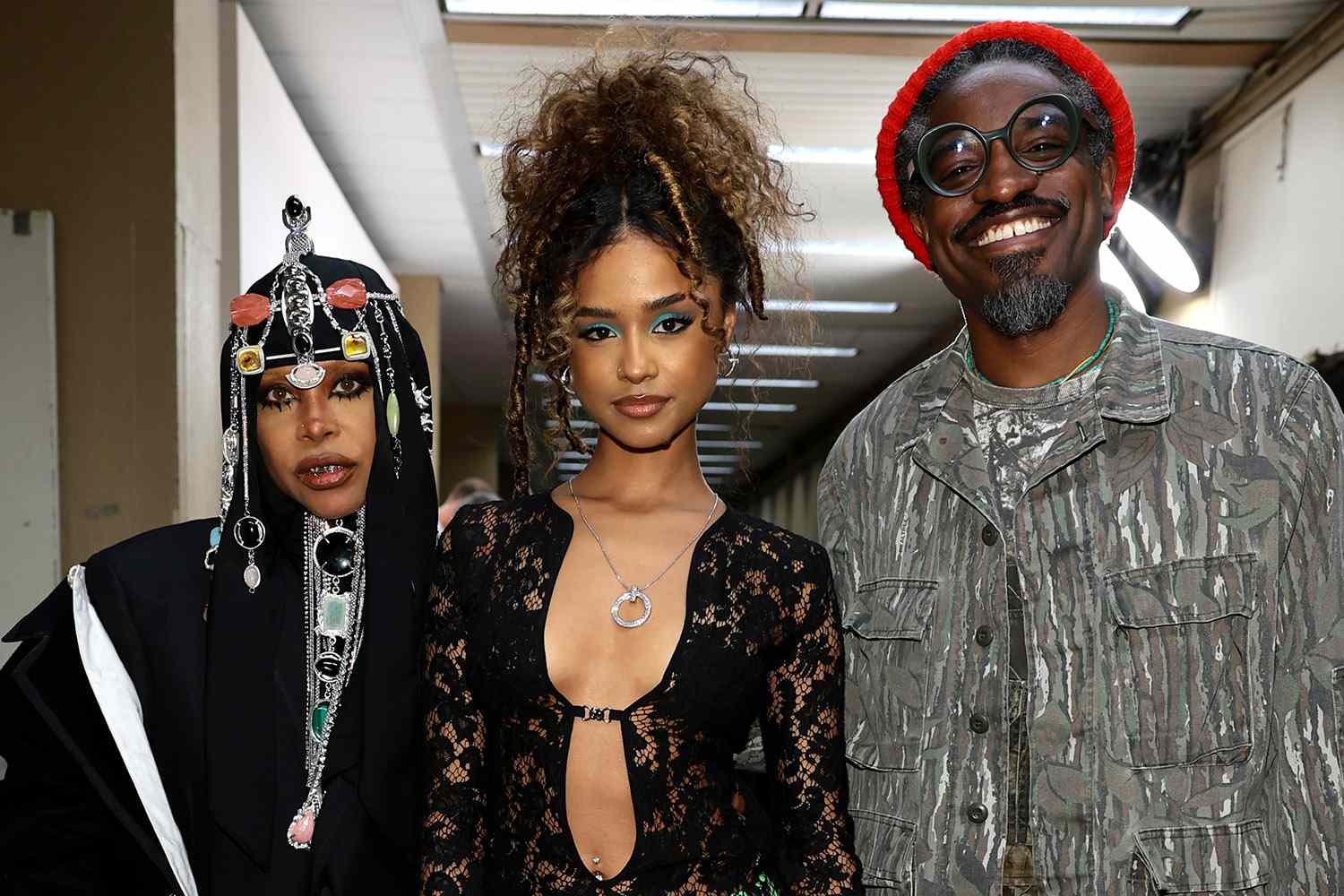 Erykah Badu, Tyla and Andre 3000 cfda new york 10 28 24