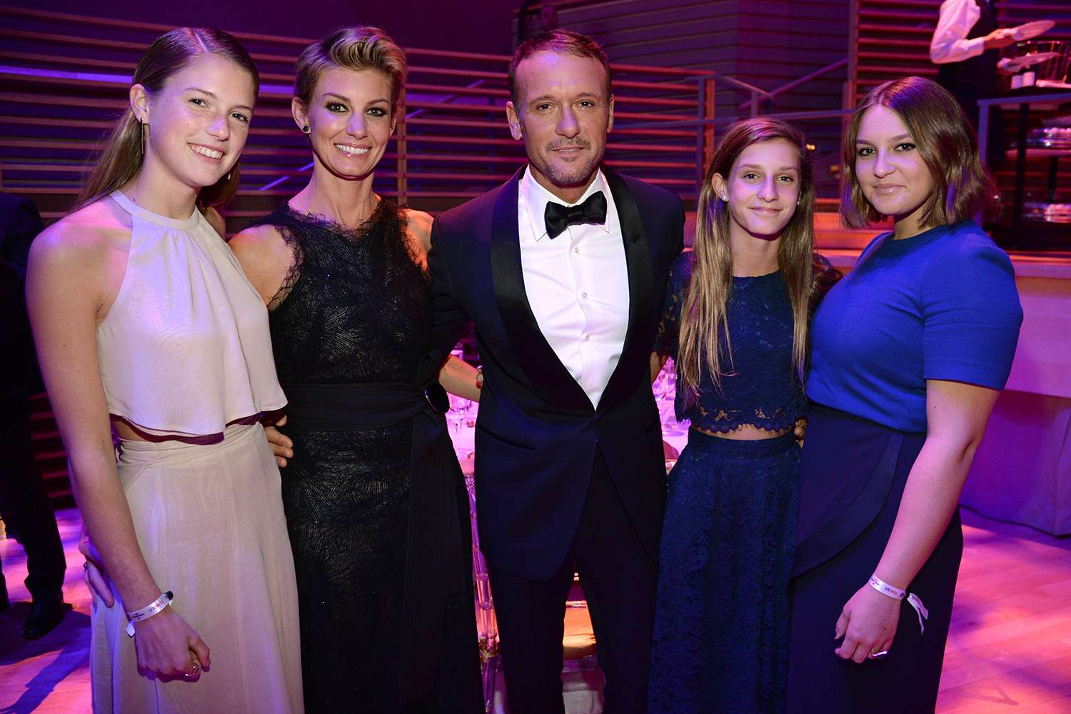 Gracie McGraw, Faith Hill, Tim McGraw, Audrey McGraw and Maggie McGraw