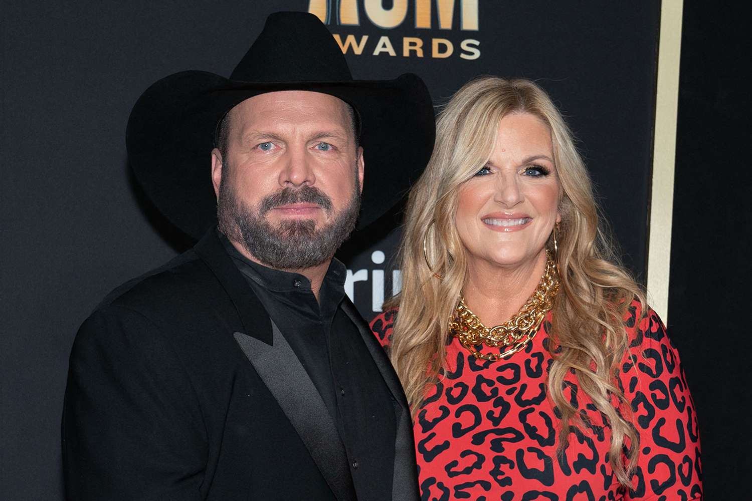 Garth Brooks and Trisha Yearwood attend the Academy of Country Music (ACM) Awards at Ford Center at the Star in Frisco, Texas