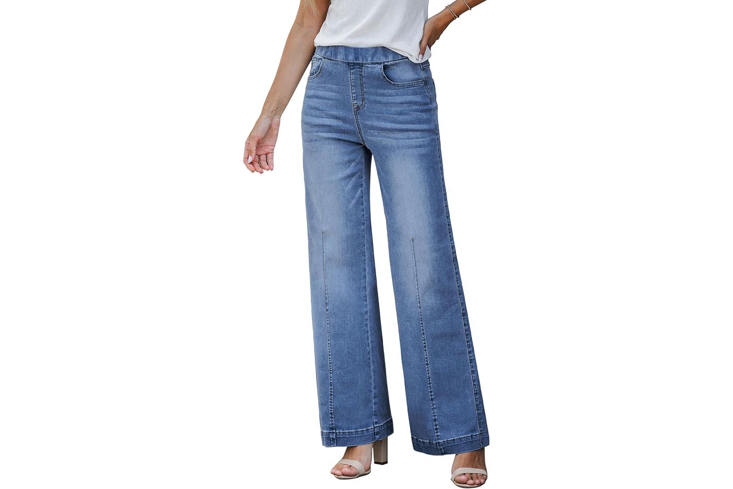 GRAPENT Pull On Jeans