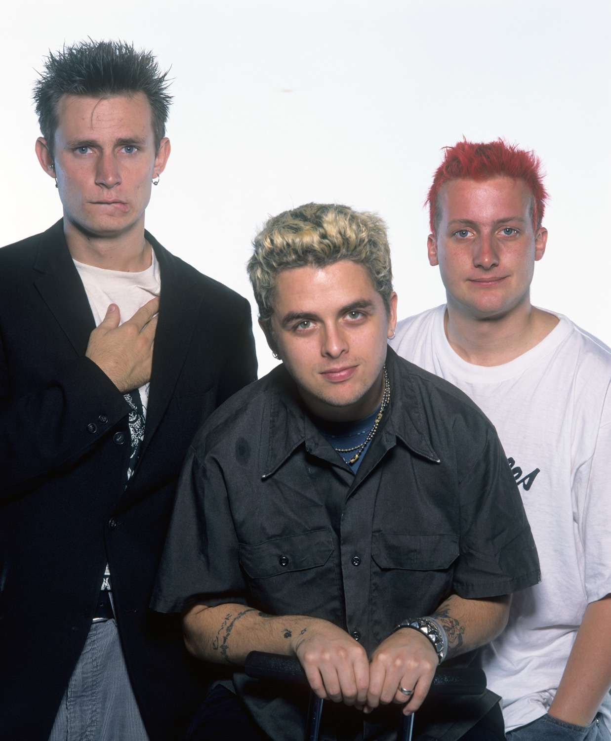 Green Day (l-r): Mike Dirnt, Billie Joe Armstrong