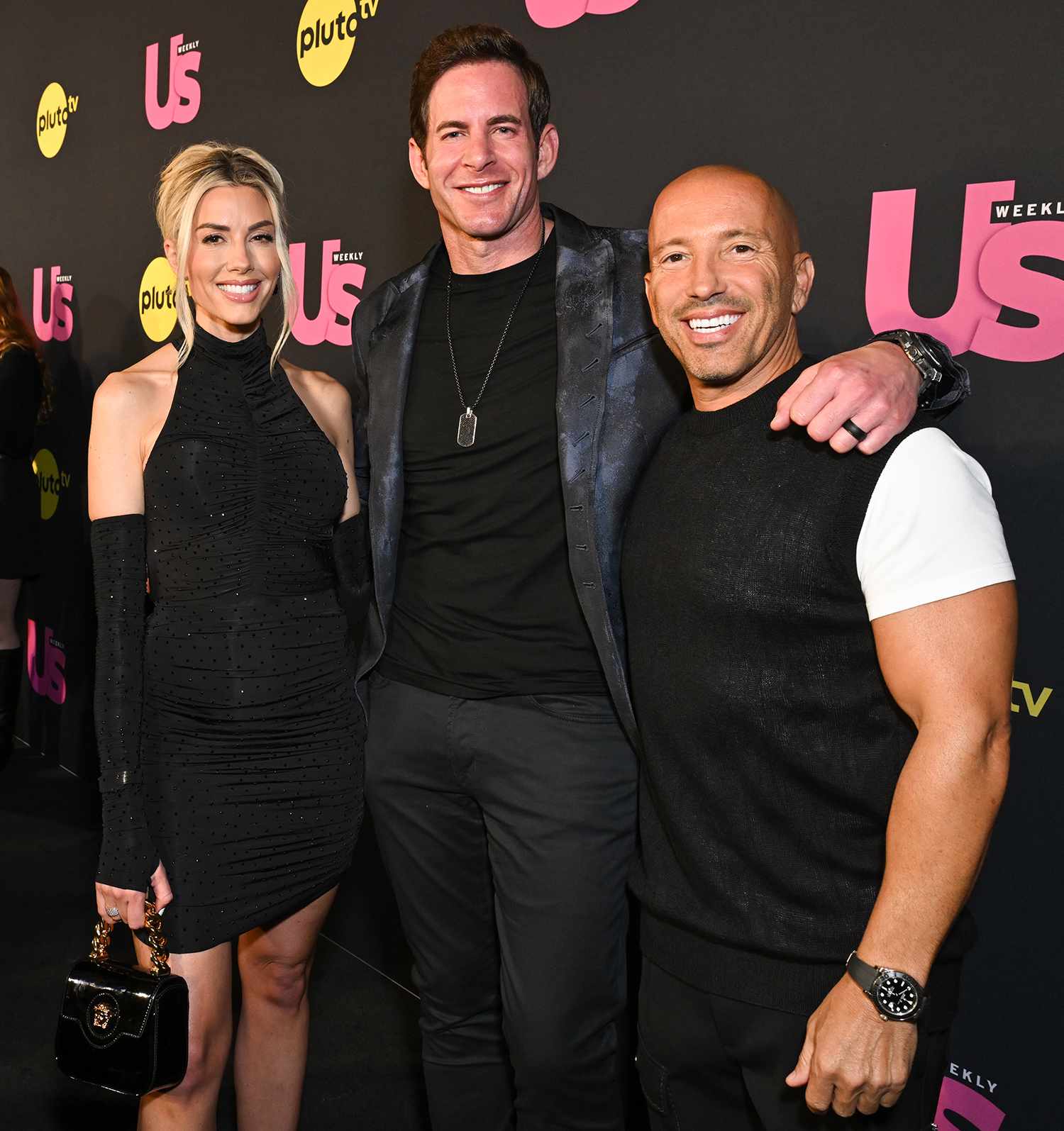 Heather Rae El Moussa, Tarek El Moussa, Jason Oppenheim at US Weekly and Pluto TV's Reality Stars of the Year event