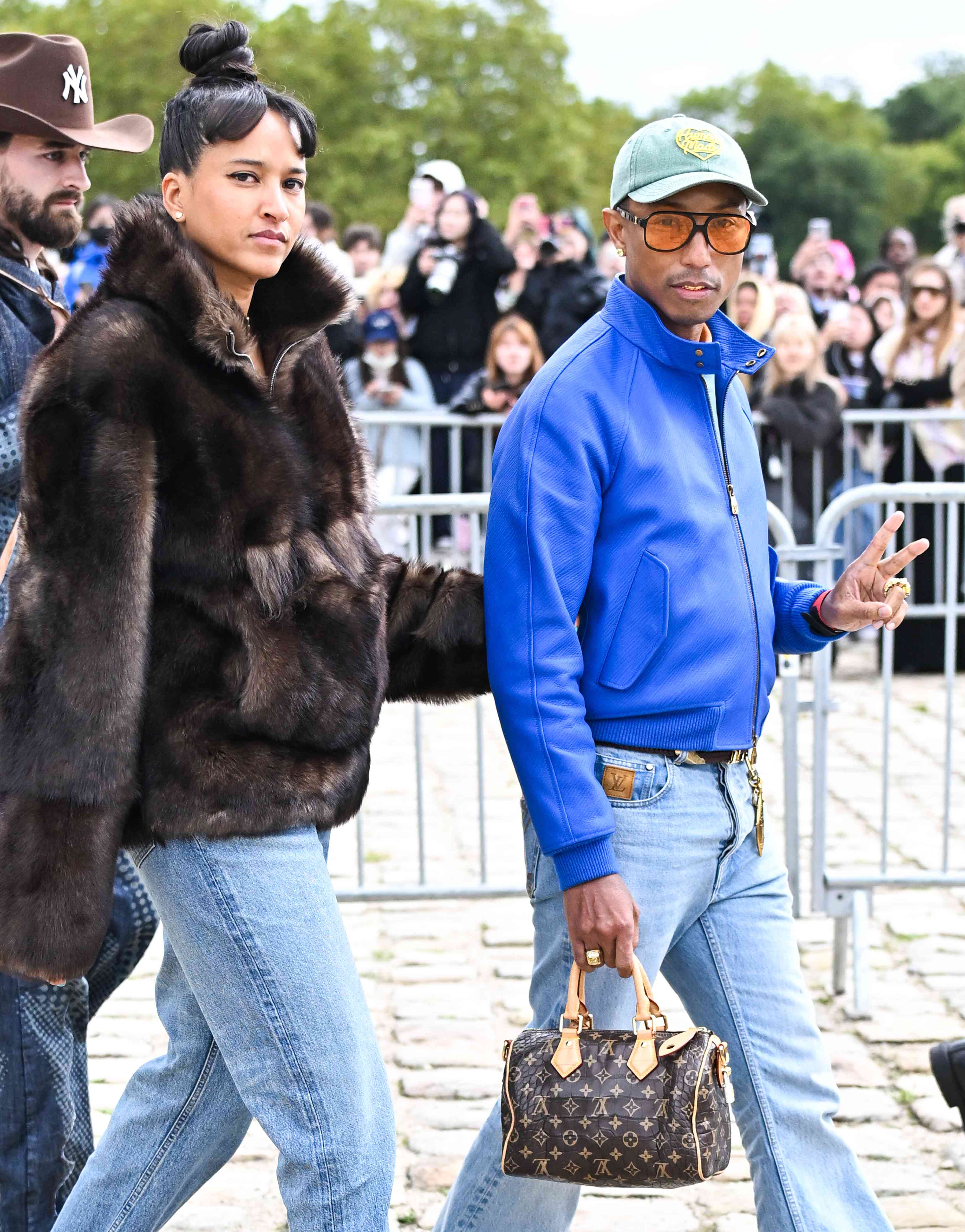 Helen Lasichanh Williams and Pharrell Williams Paris fashion week pfw 09 27 24