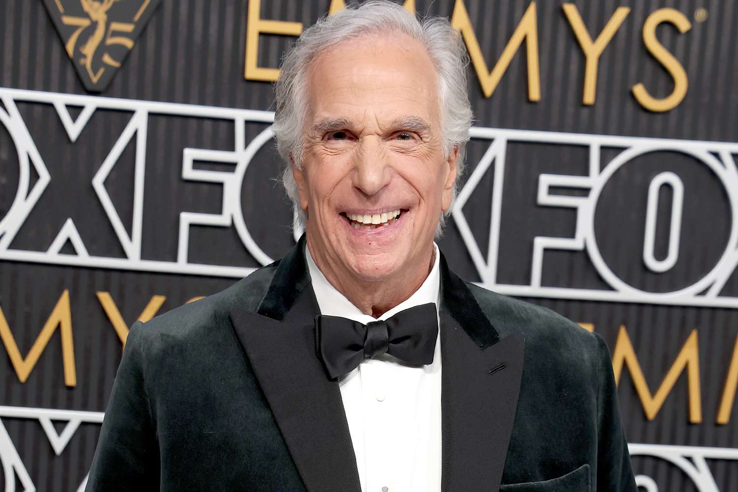 Henry Winkler attends the 75th Primetime Emmy Awards at Peacock Theater on January 15, 2024 in Los Angeles, California. 