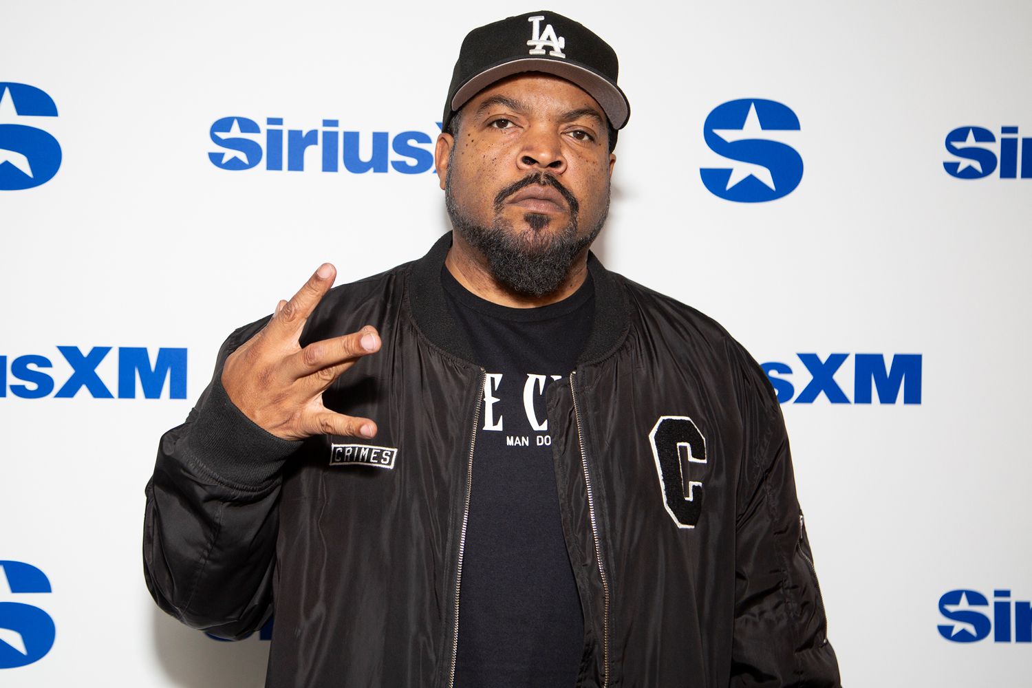 Ice Cube visits SiriusXM Studios on October 10, 2024 in New York City