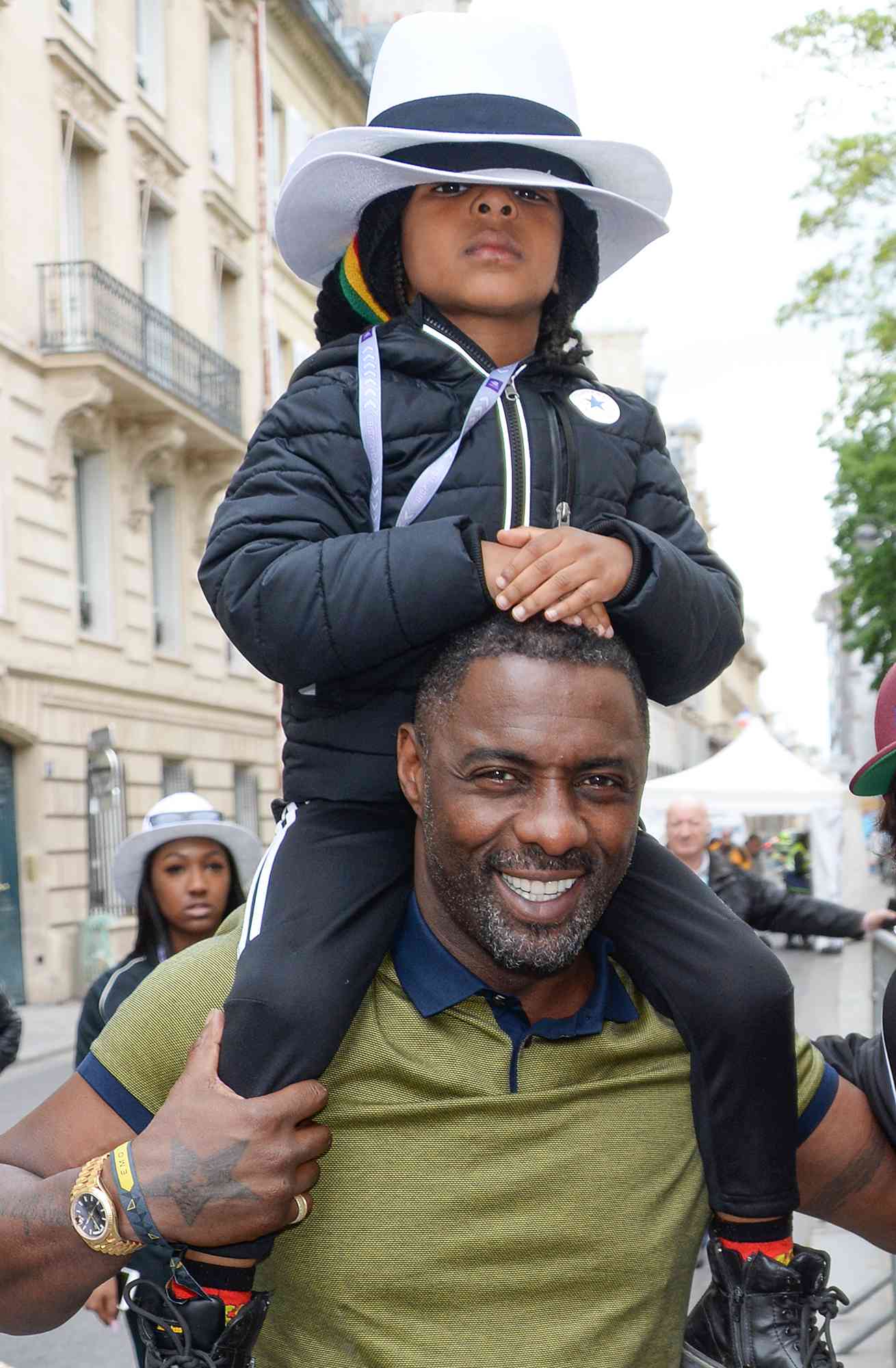 Idris Elba Attends ABB FIA Formula E Qatar Airways Paris E-Prix 2018