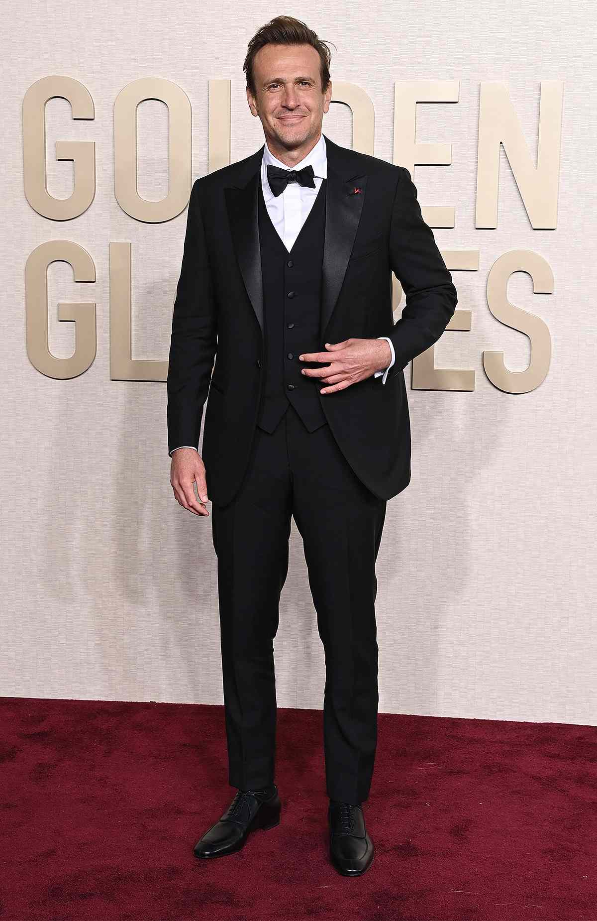 Jason Segel attends the 81st Annual Golden Globe Awards at The Beverly Hilton on January 07, 2024 in Beverly Hills, California.