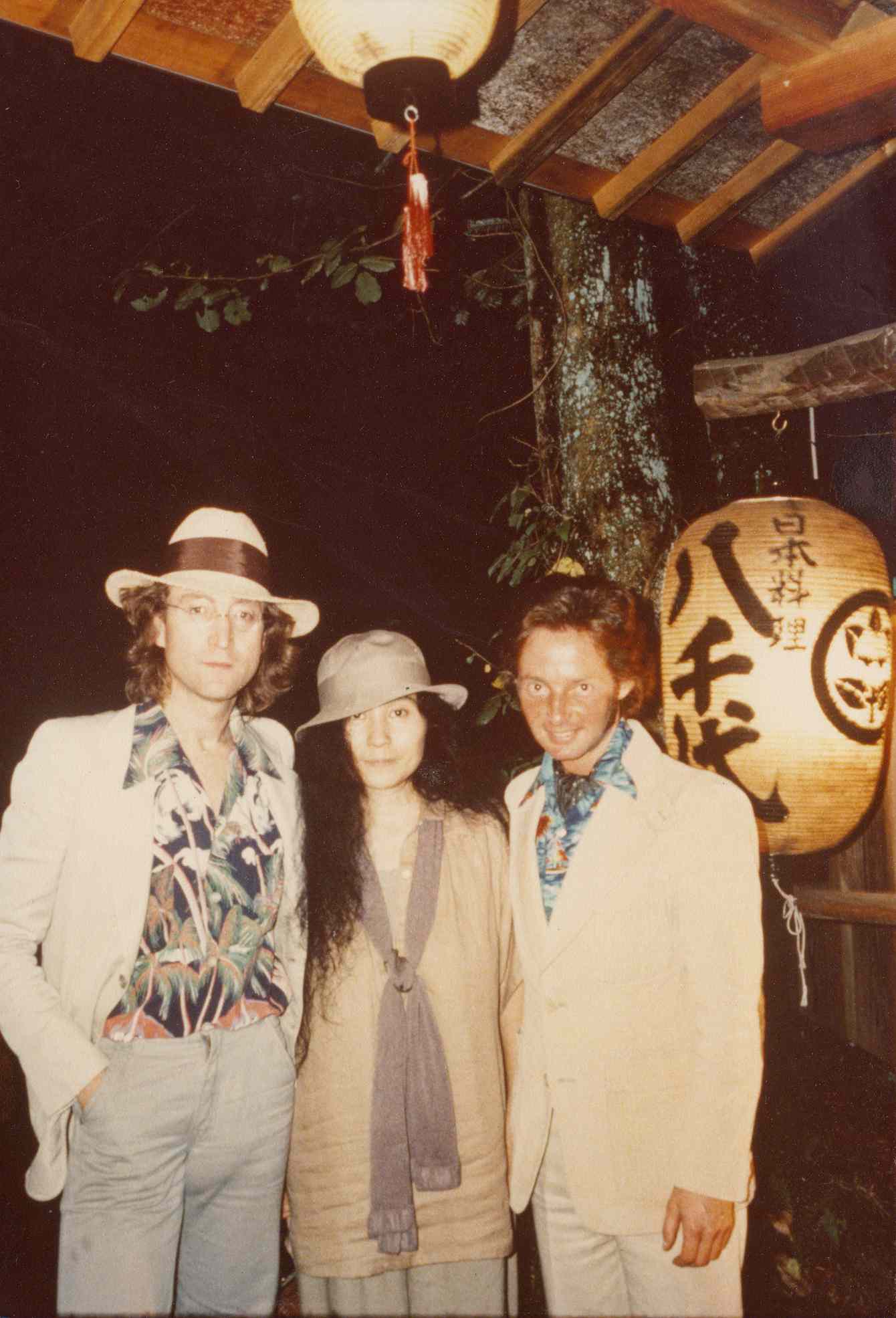 John Lennon, Yoko Ono, and Elliot Mintz