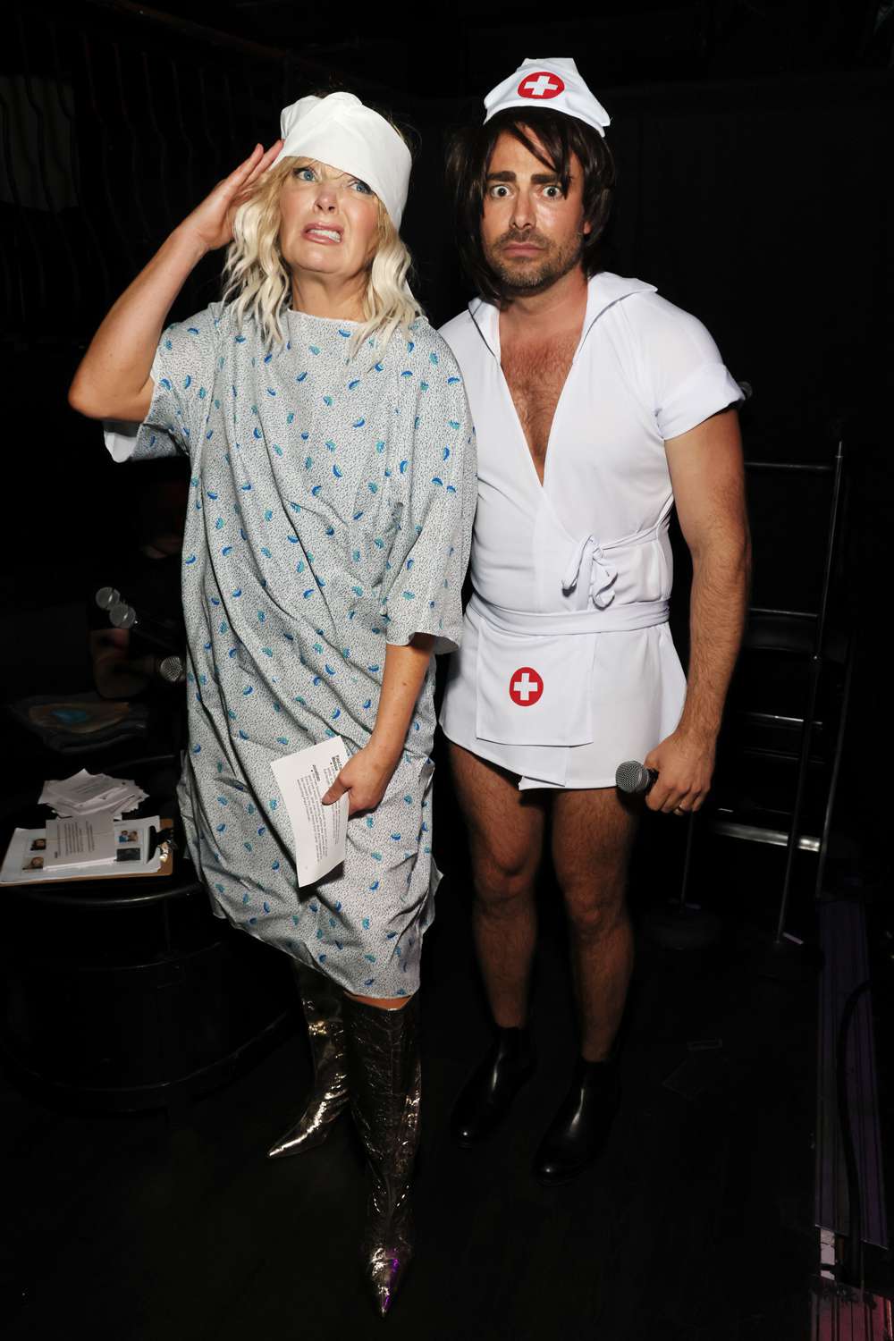 Melissa Peterman and Jonathan Bennett attend the 2024 Dance Party to End ALZ Benefiting the 