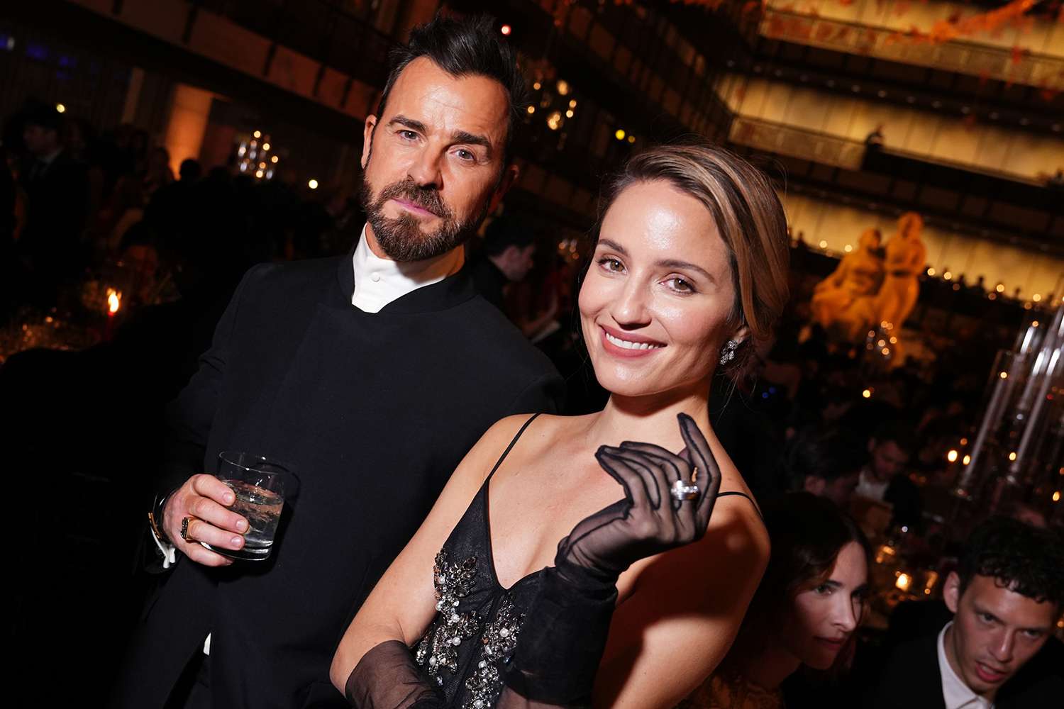  Justin Theroux and Dianna Agron attend the New York City Ballet 2024 Fall Fashion Gala 