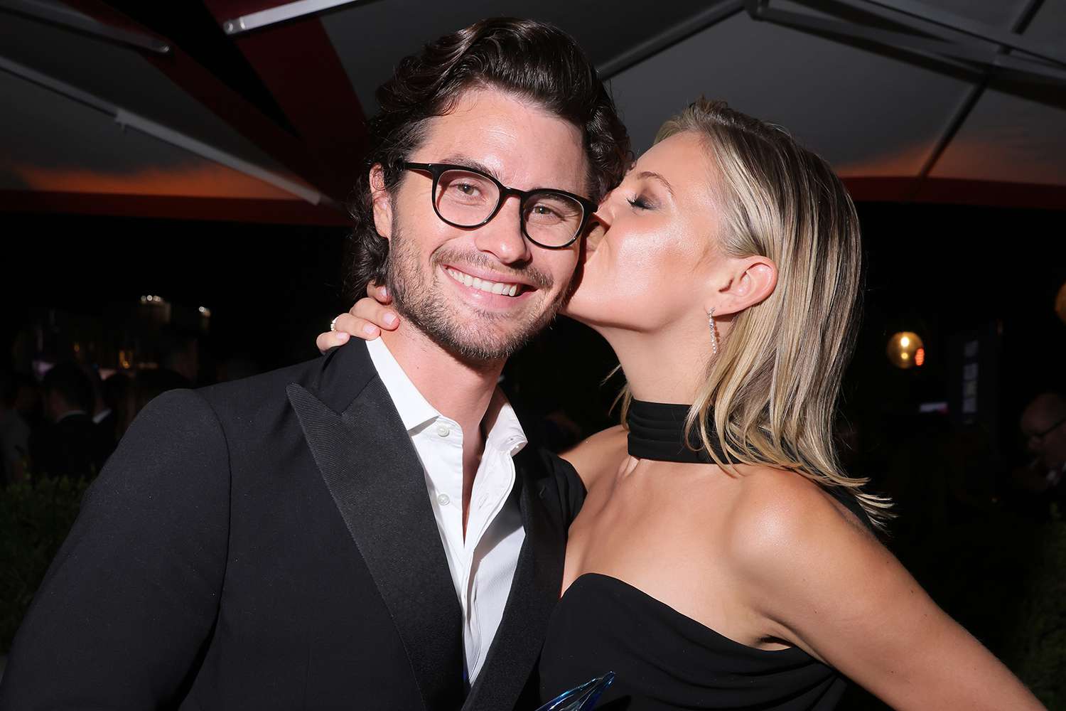 Kelsea Ballerini and Chase Stokes attend the Variety And Golden Globes Party At Venice Film Festival