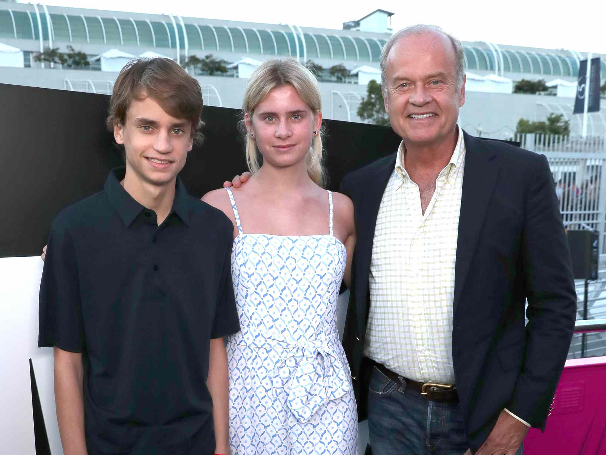 Jude Gordon Grammer, Mason Olivia Grammer and Kelsey Grammer attend the #IMDboat Party presented by Soylent and Fire TV at San Diego Comic-Con 2019 at the IMDb Yacht on July 19, 2019 in San Diego, California