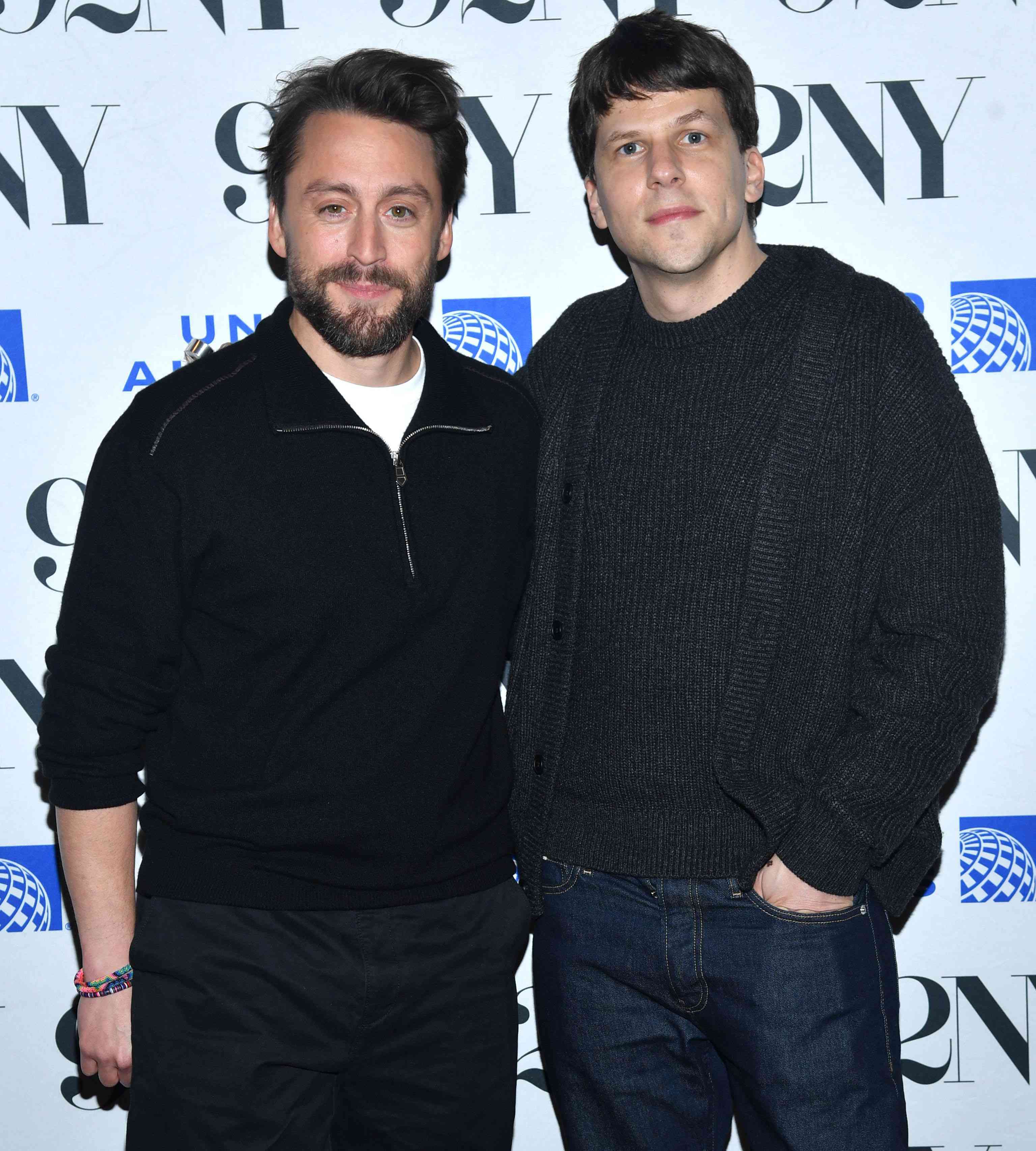 Kieran Culkin and Jesse Eisenberg new york 10 16 24