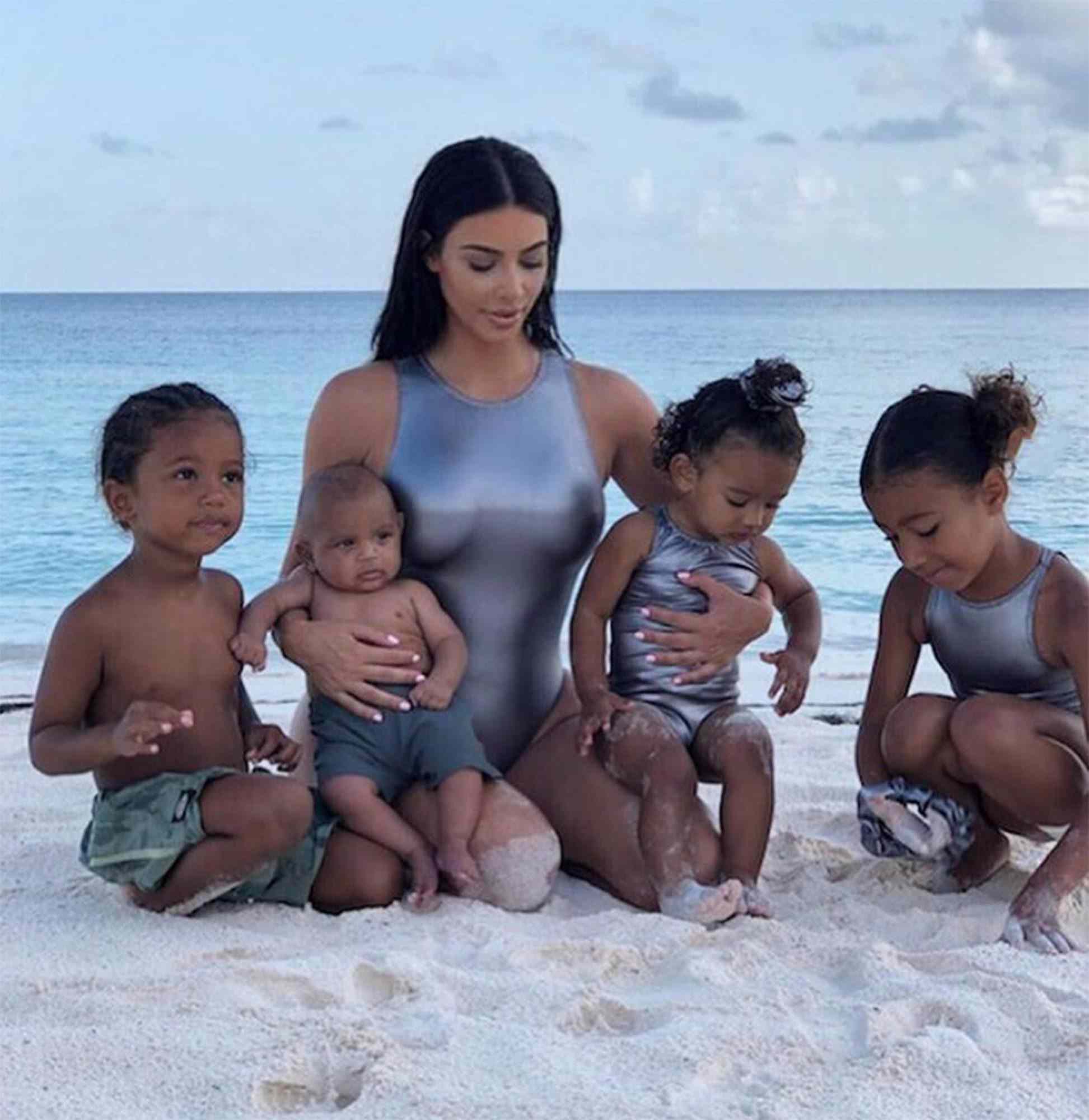 Kim Kardashian family